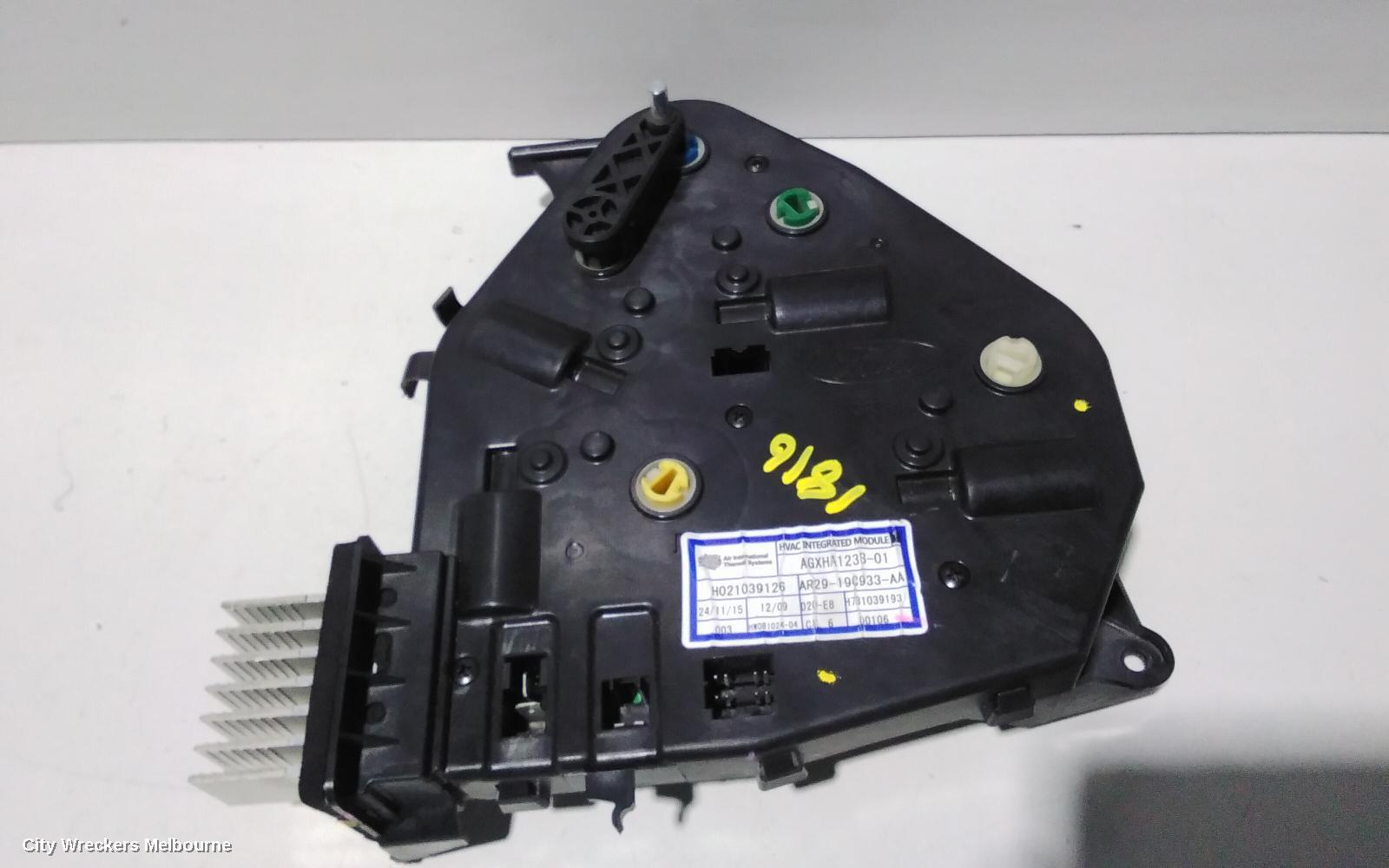 FORD TERRITORY 2016 Heater/Ac Controls