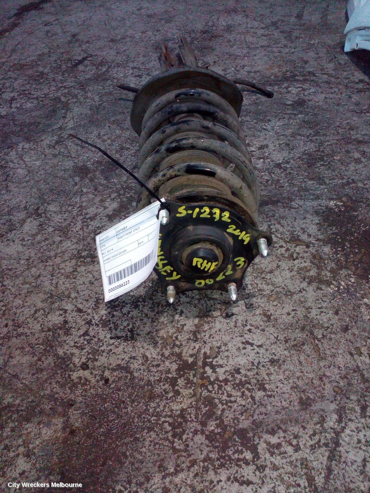 HONDA ODYSSEY 2019 Right Front Strut