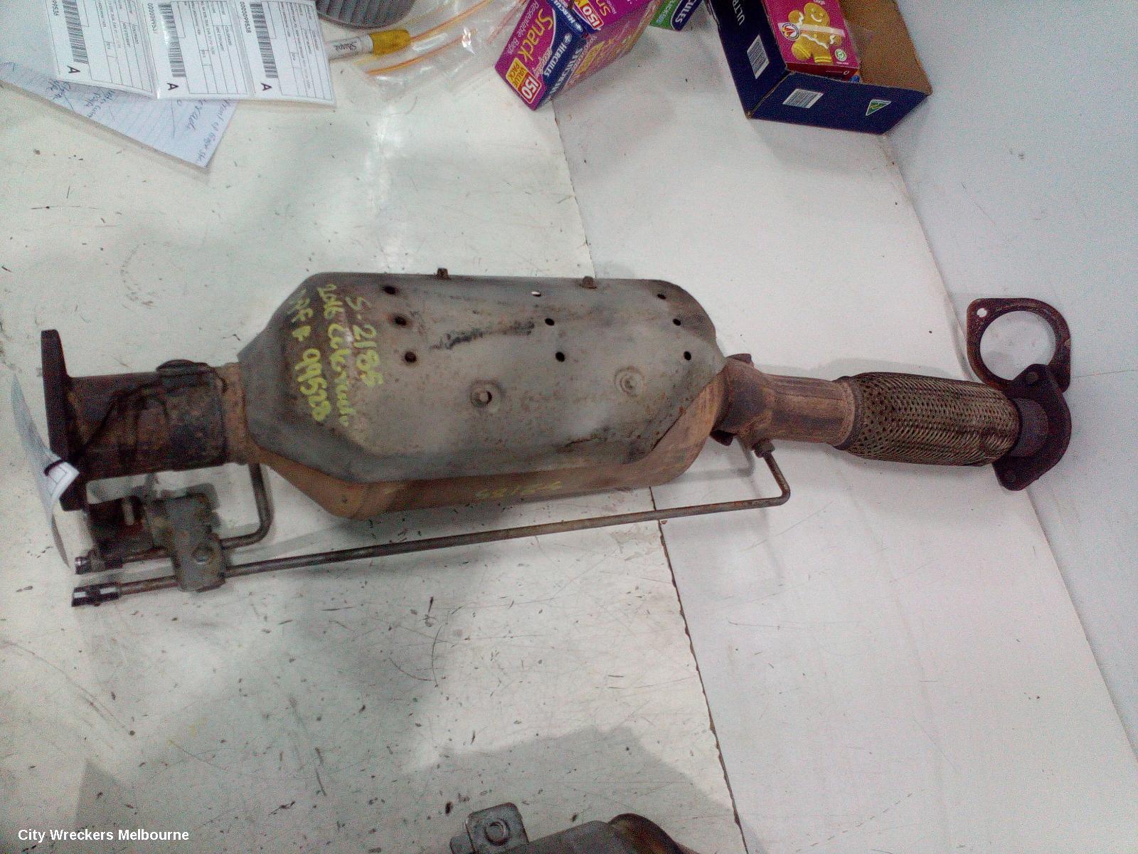 HOLDEN COLORADO 2016 Particulate Filter/Dpf