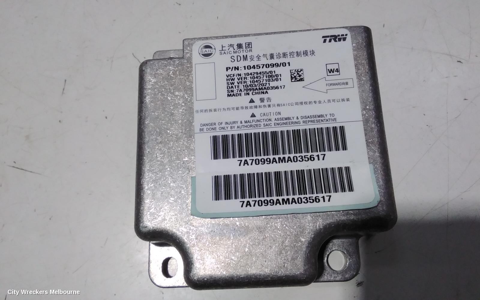 MG ZS 2022 Airbag Module/Sensor