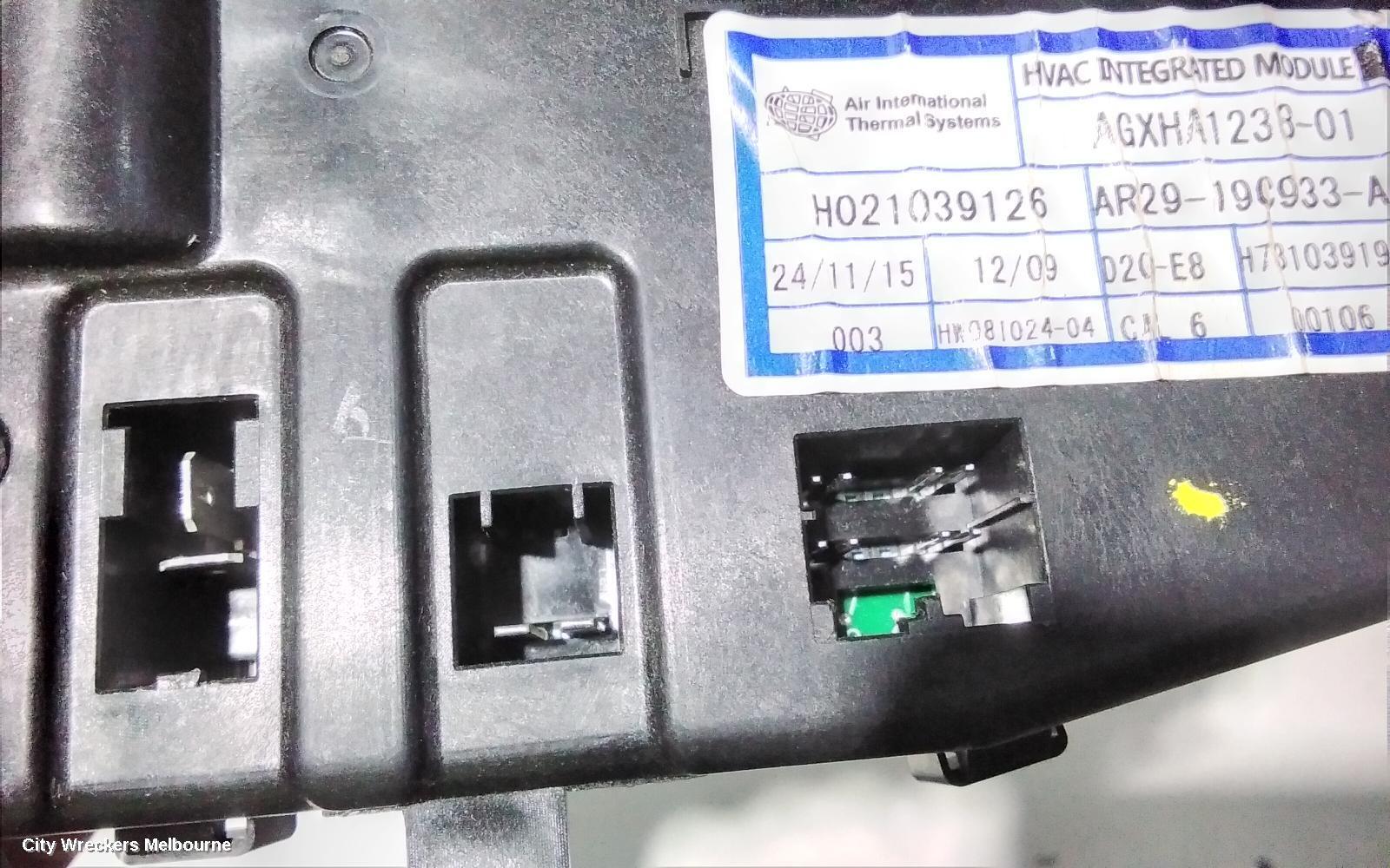FORD TERRITORY 2016 Heater/Ac Controls
