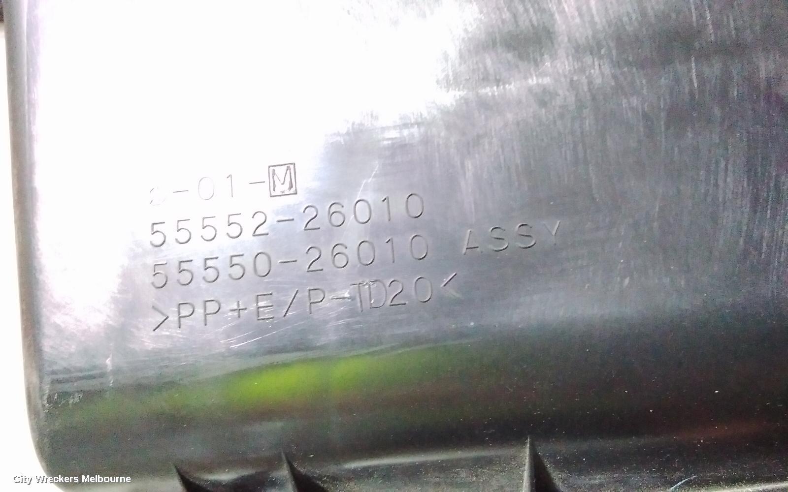 TOYOTA HIACE 2018 Glove Box