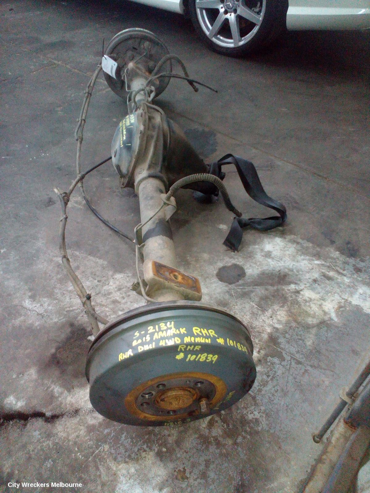 VOLKSWAGEN AMAROK 2015 Rear Diff Assembly