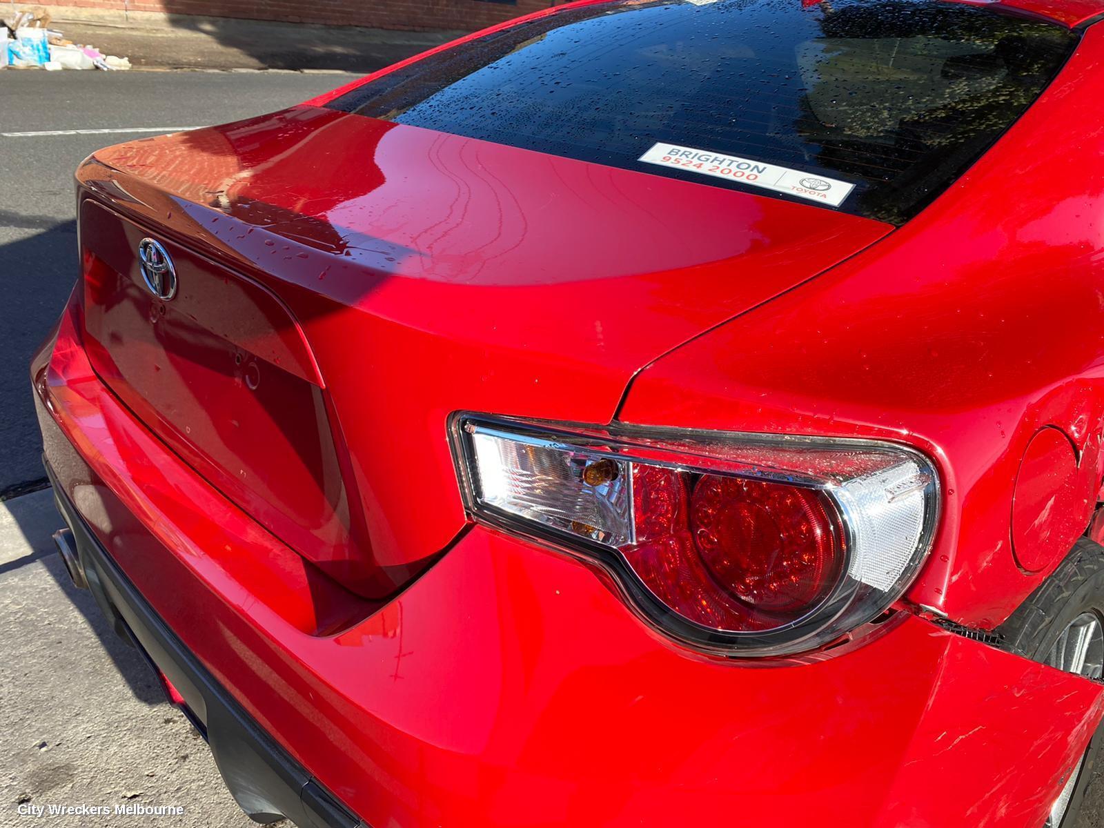 TOYOTA 86 2014 Rear Bumper