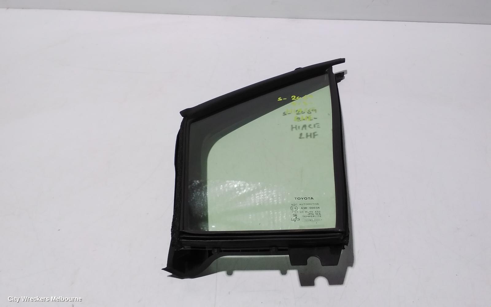 TOYOTA HIACE 2020 Left Front 1/4 Door Glass