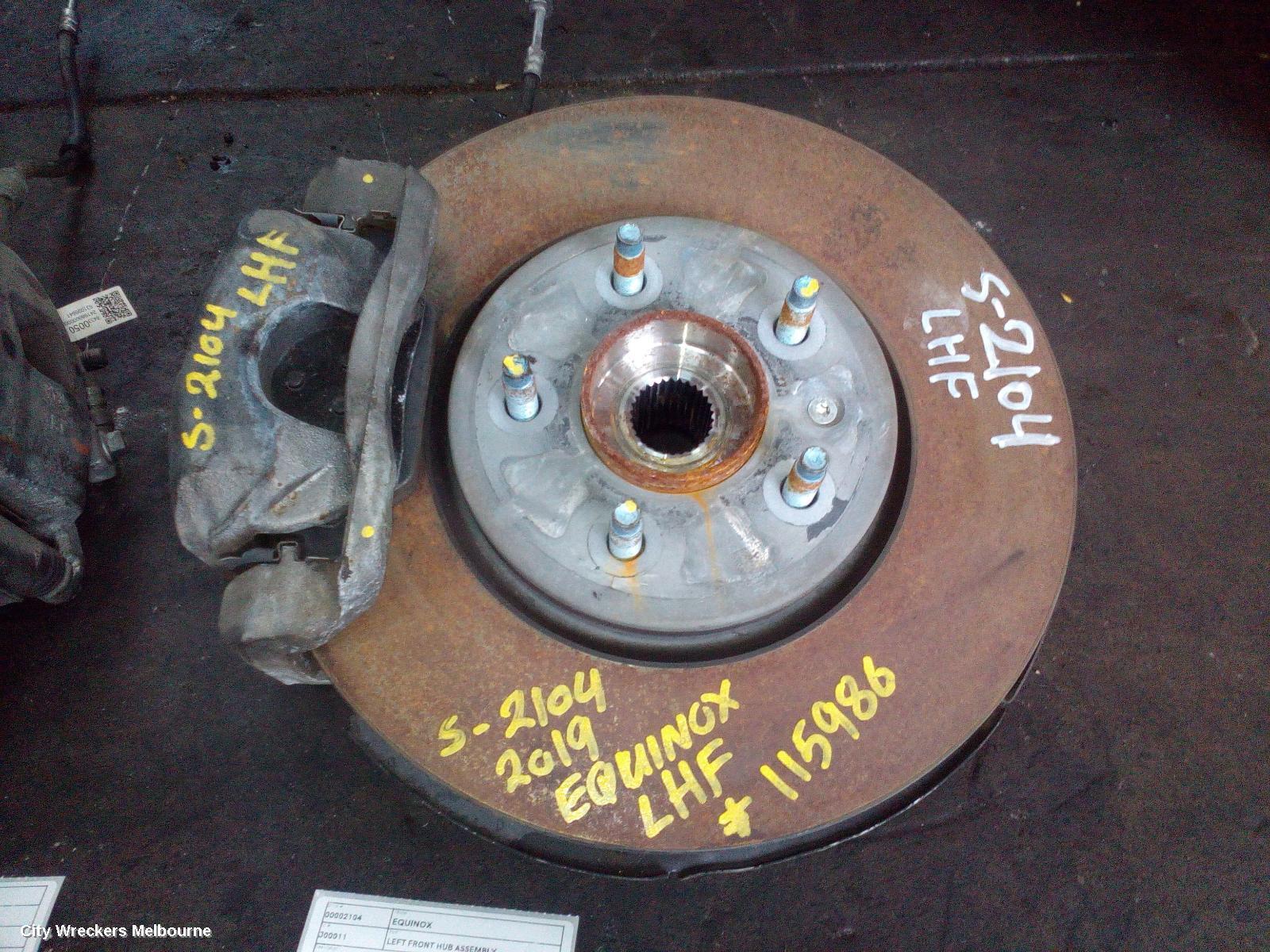 HOLDEN EQUINOX 2019 Left Front Hub Assembly