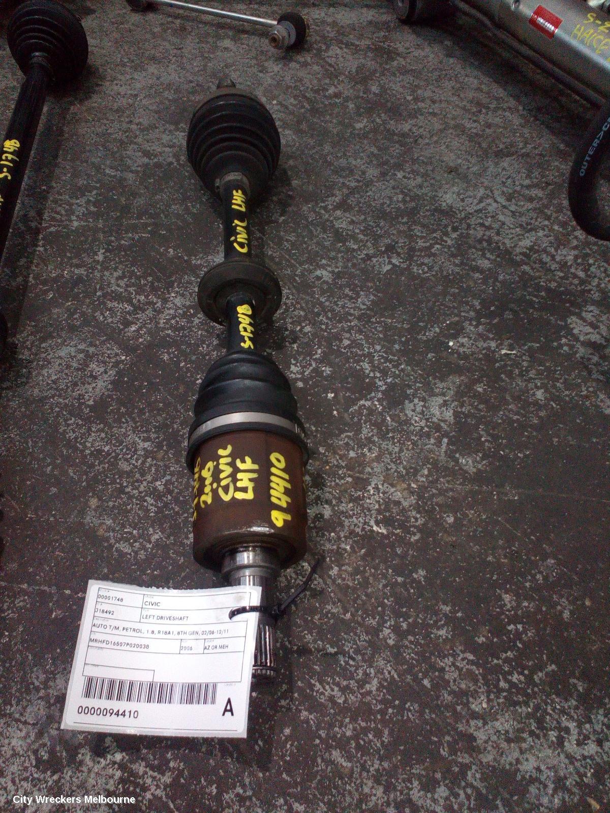 HONDA CIVIC 2006 Left Driveshaft