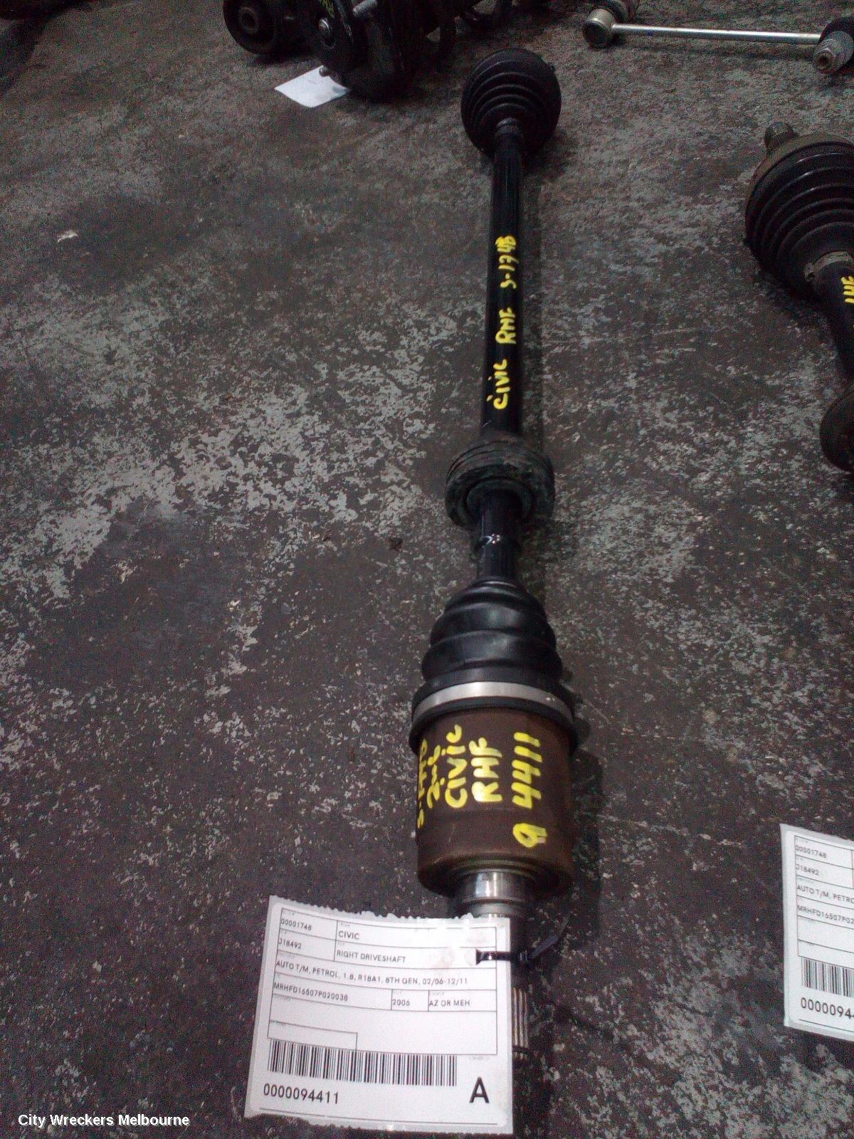 HONDA CIVIC 2006 Right Driveshaft