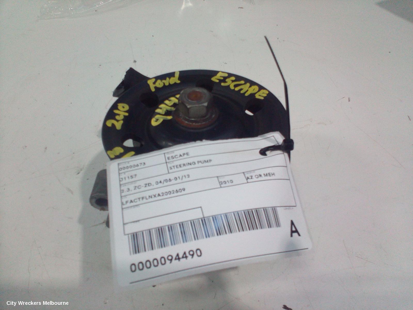 FORD ESCAPE 2010 Steering Pump