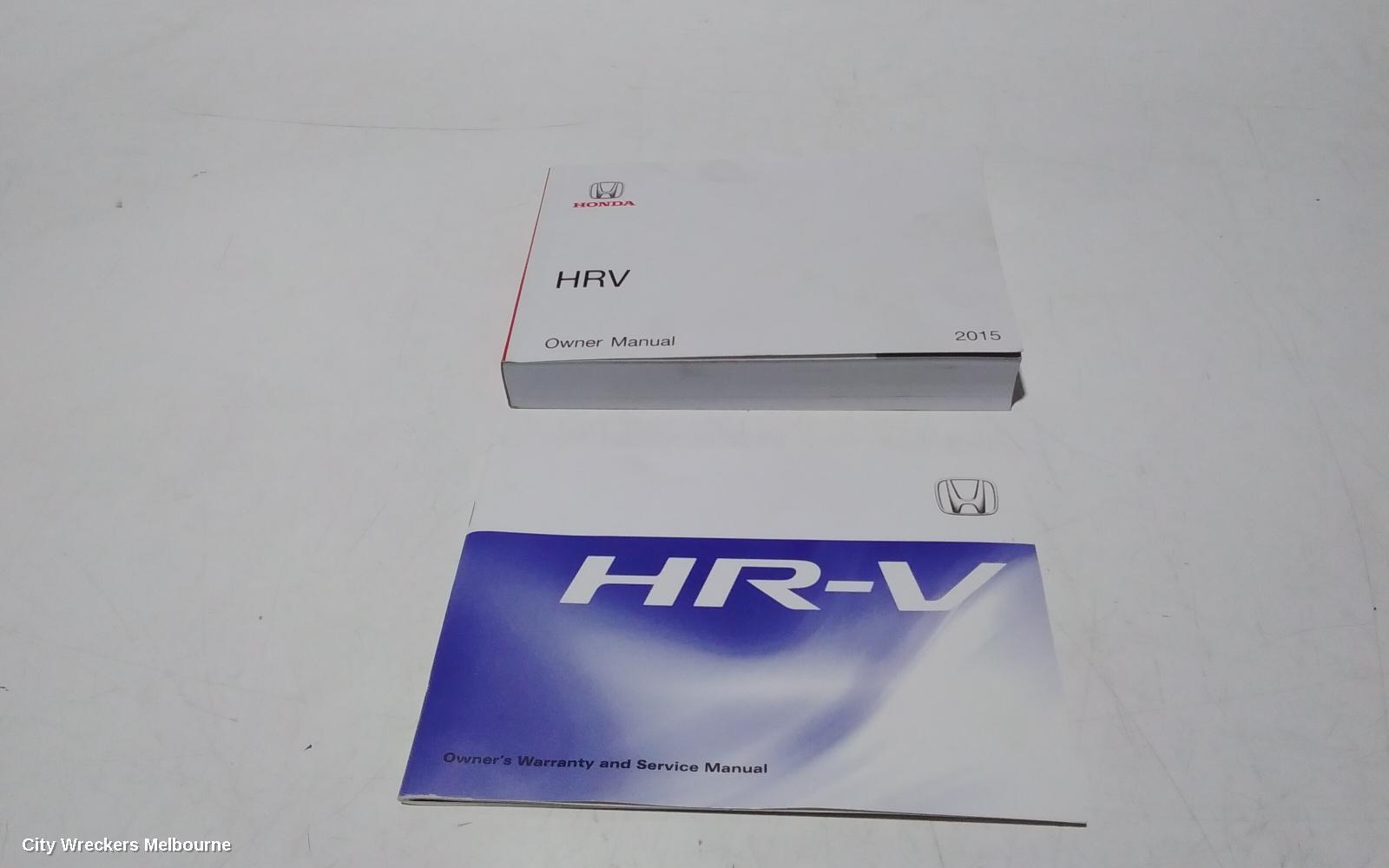 HONDA HRV 2015 Owners Handbook