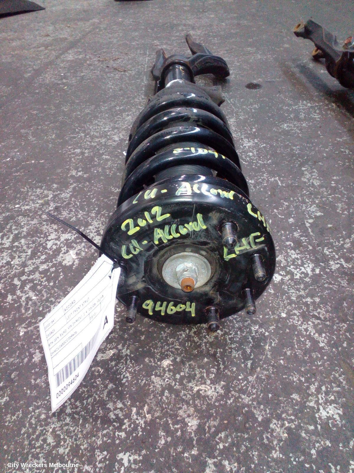 HONDA ACCORD 2012 Left Front Strut