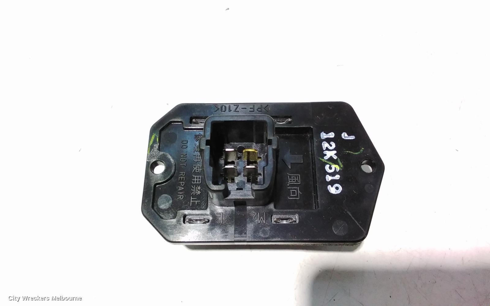 TOYOTA HIACE 2009 Fan Speed Resistor