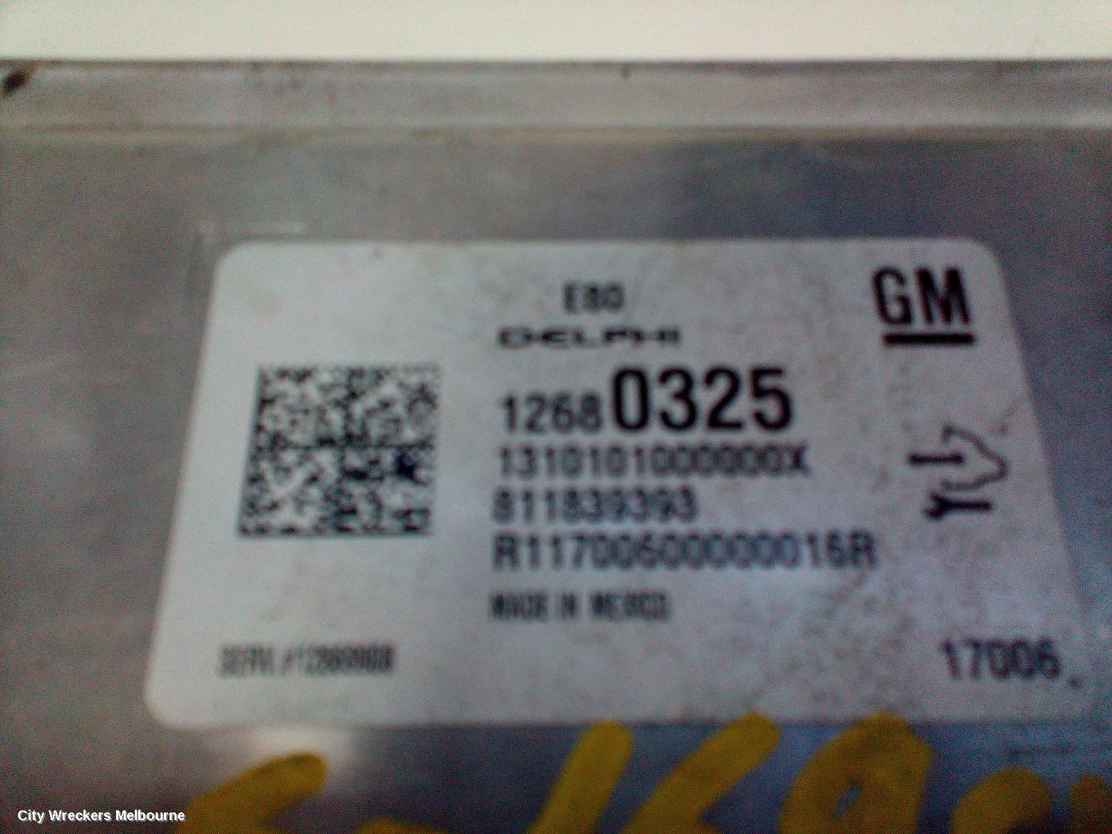 HOLDEN ASTRA 2018 Ecu