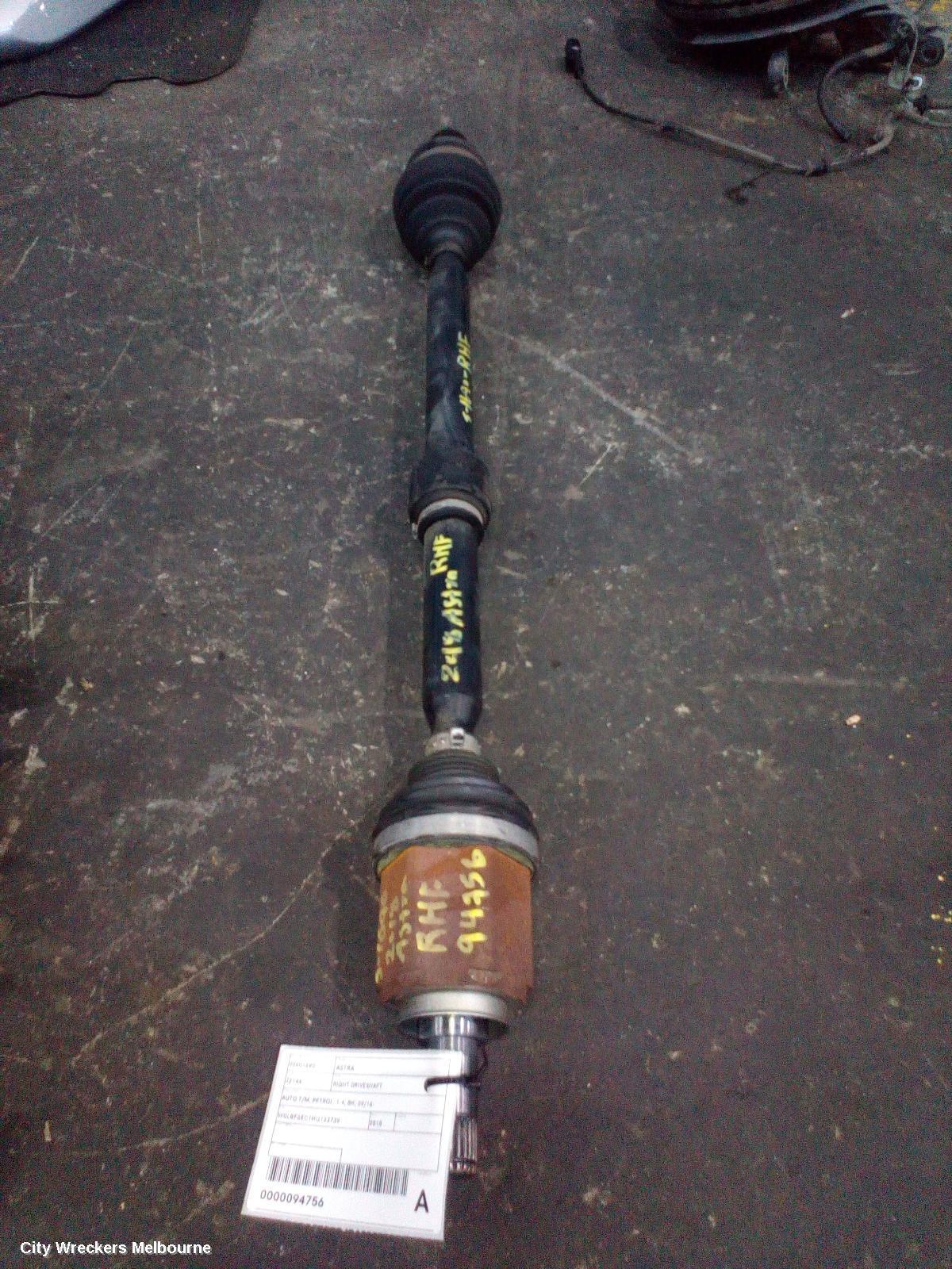 HOLDEN ASTRA 2018 Right Driveshaft