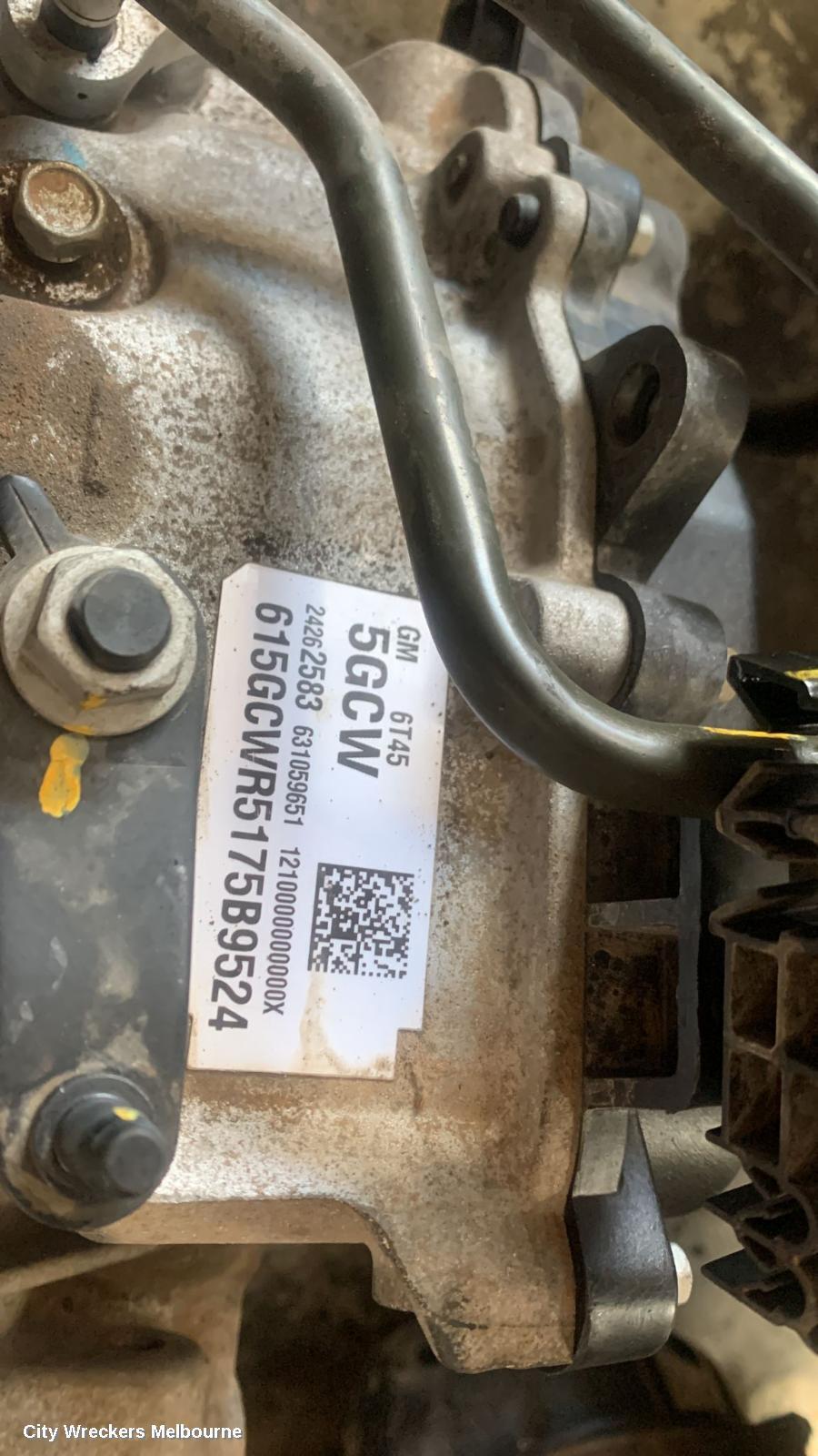 HOLDEN CAPTIVA 2015 Trans/Gearbox