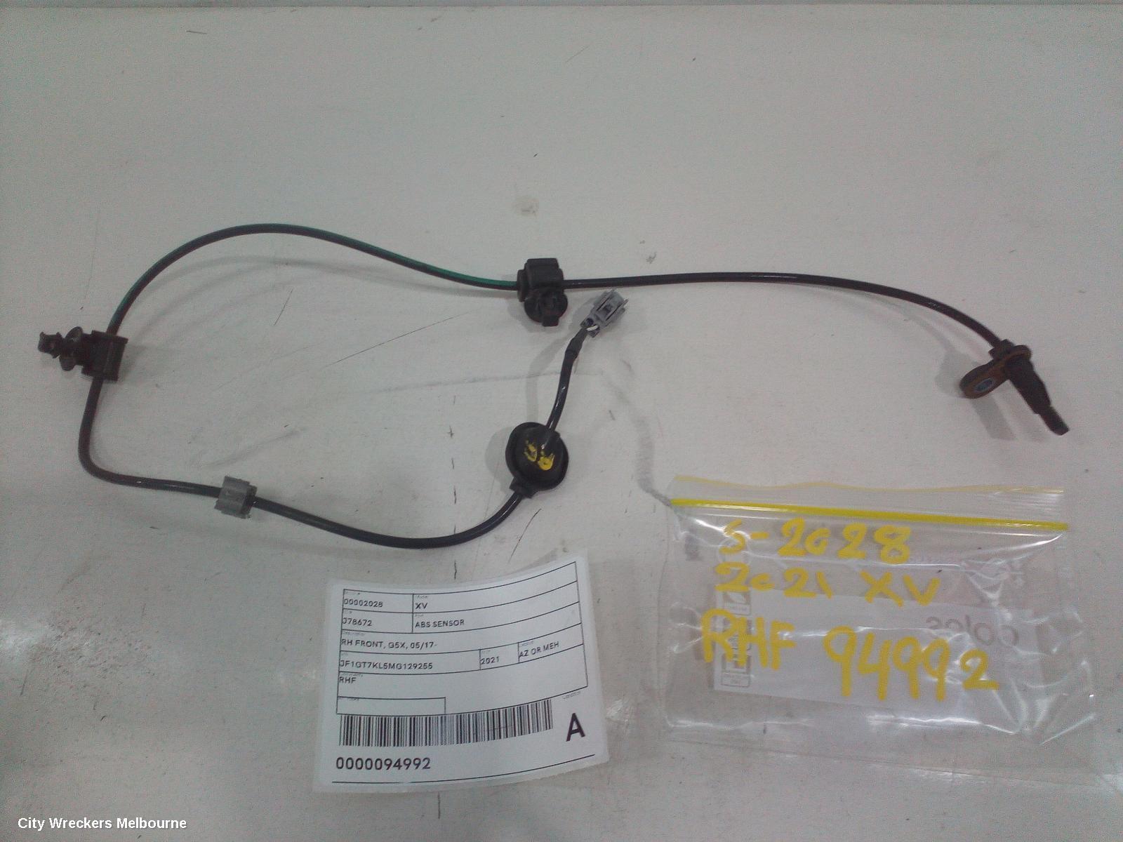 SUBARU XV 2021 Abs Sensor