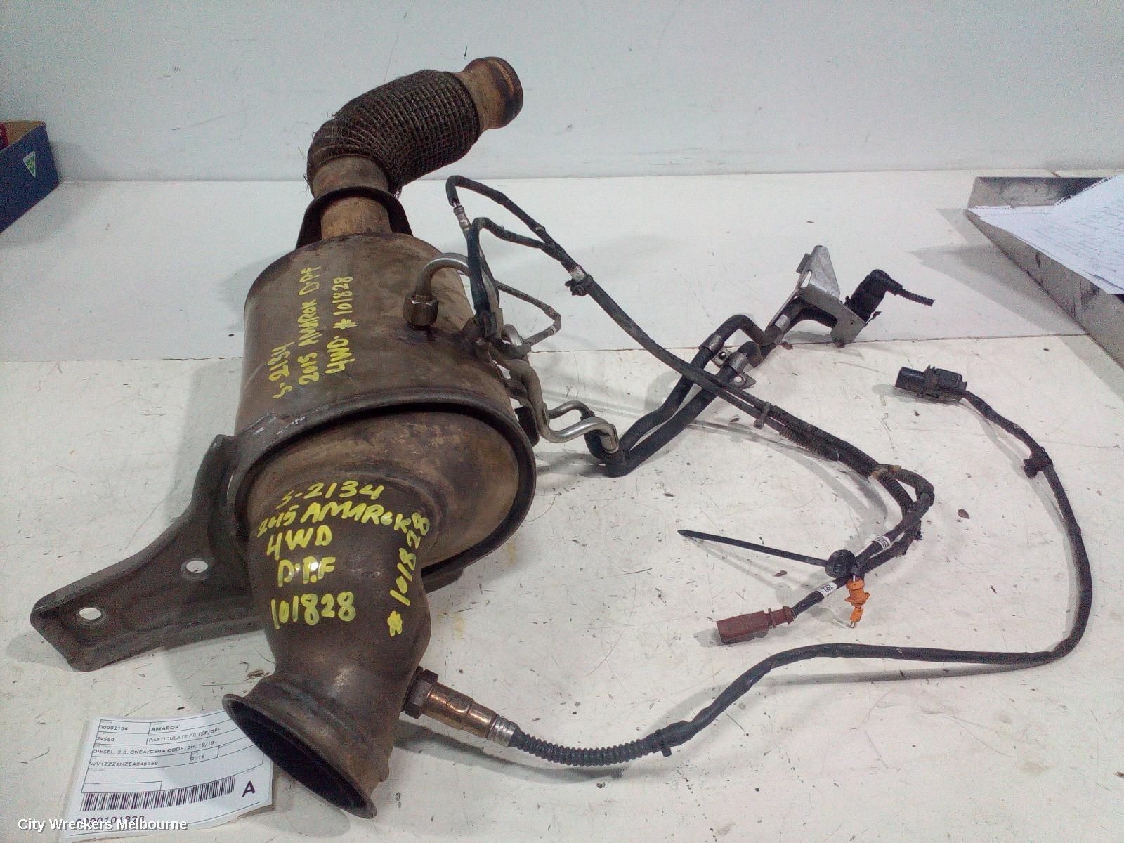VOLKSWAGEN AMAROK 2015 Particulate Filter/Dpf