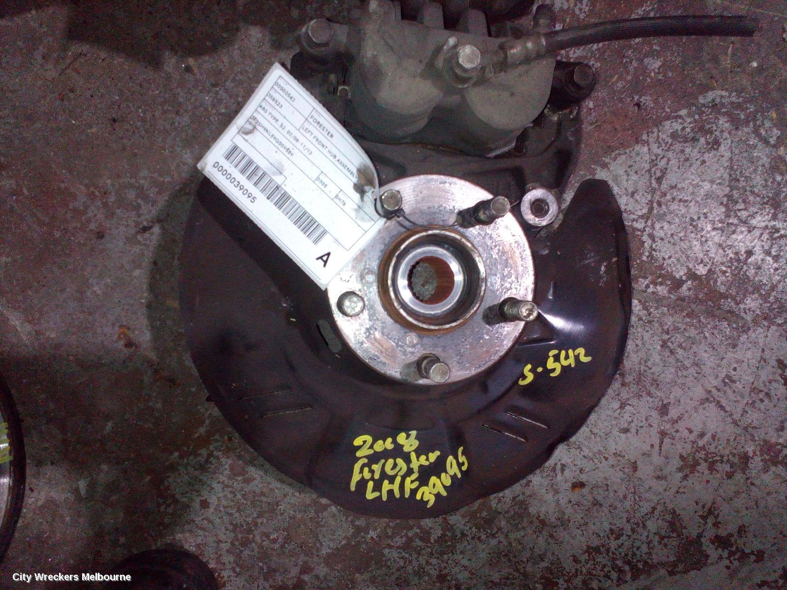 SUBARU FORESTER 2008 Left Front Hub Assembly