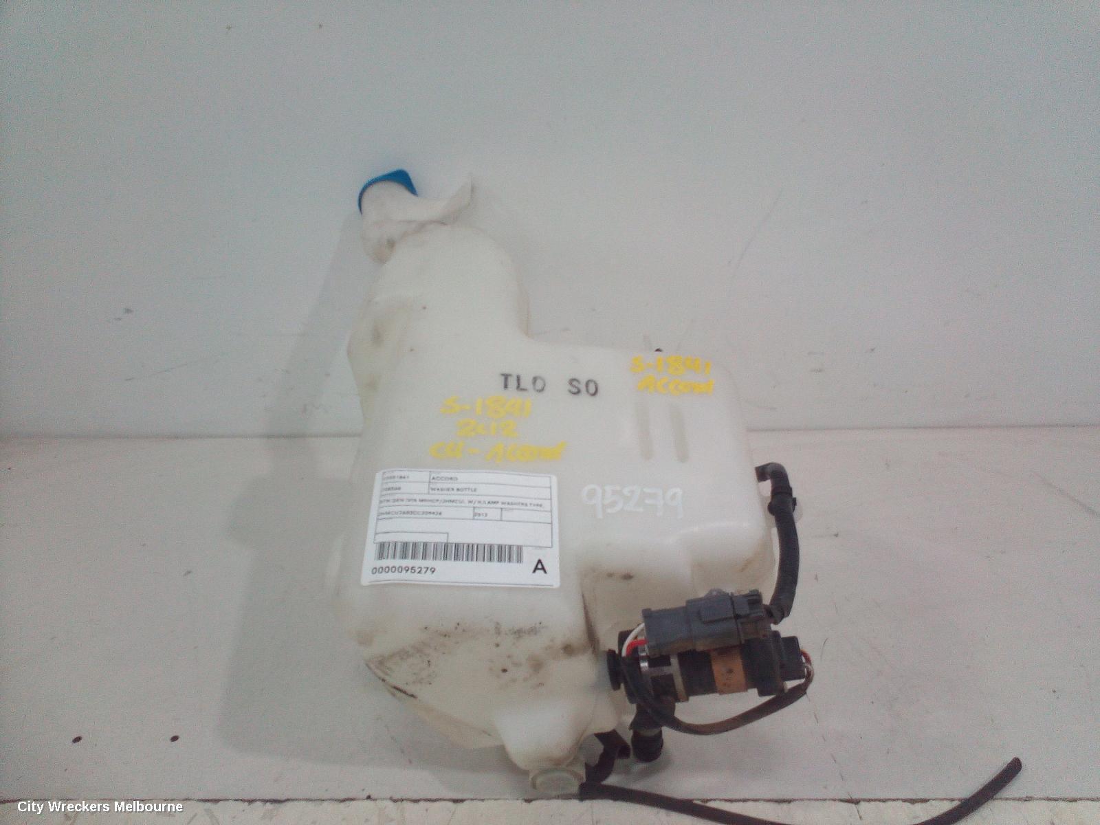 HONDA ACCORD 2012 Washer Bottle