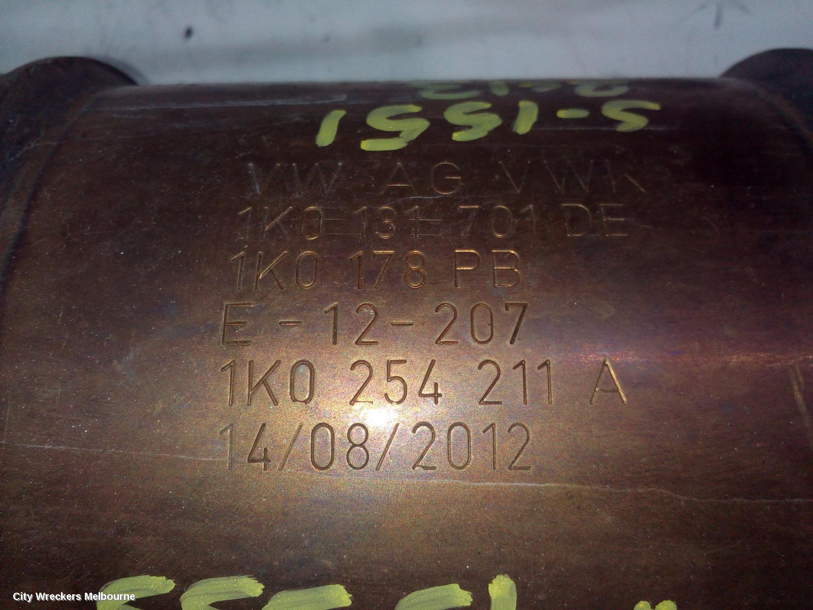 SKODA OCTAVIA 2013 Catalytic Converter