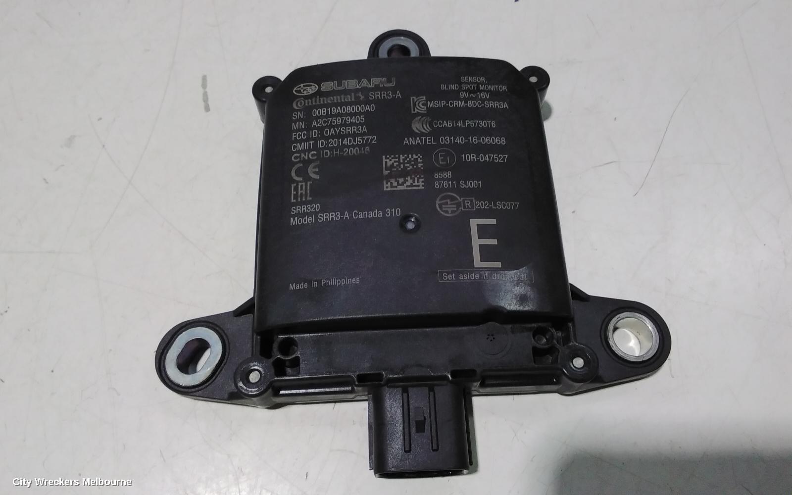 SUBARU XV 2019 Misc Switch/Relay