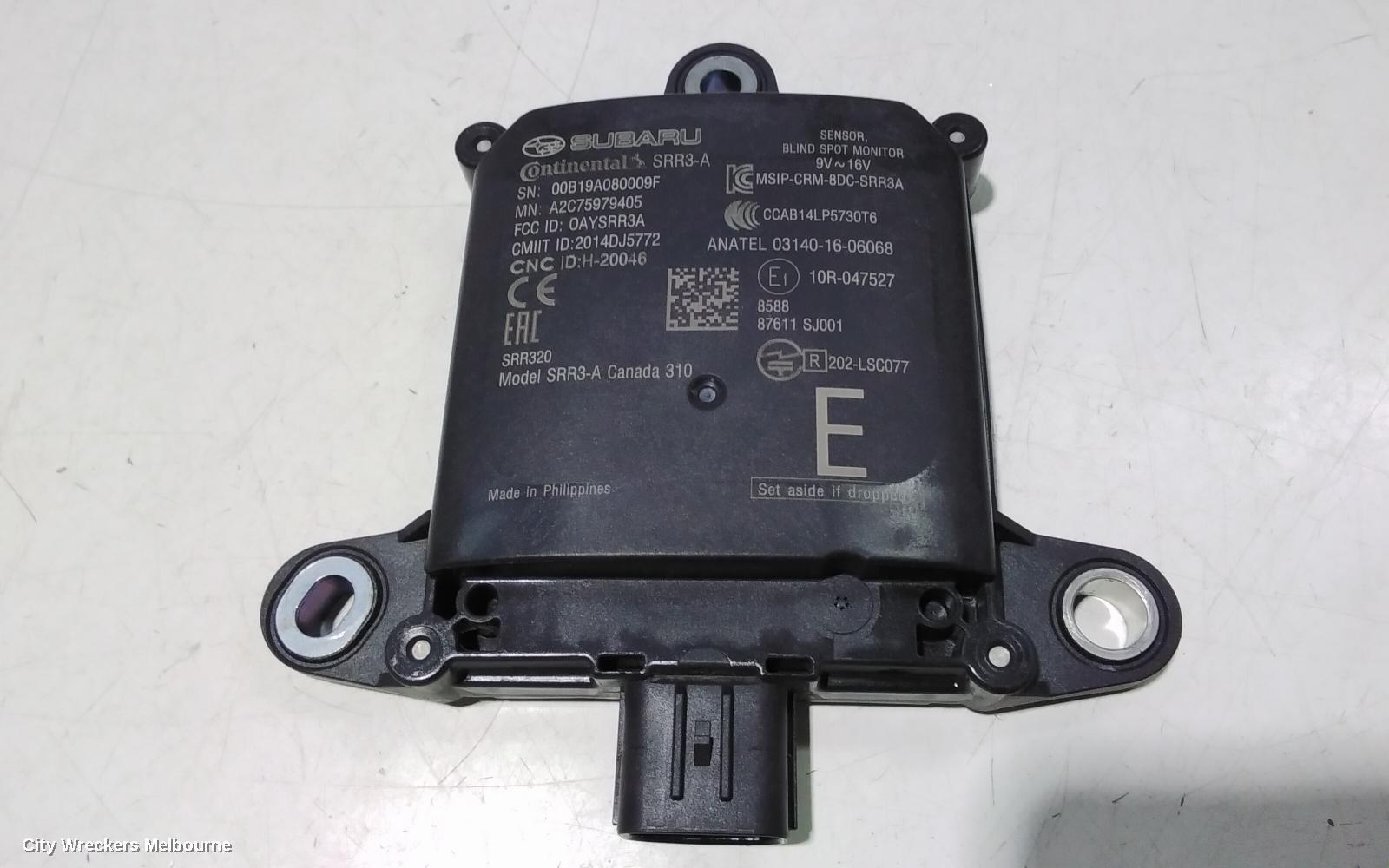 SUBARU XV 2019 Misc Switch/Relay