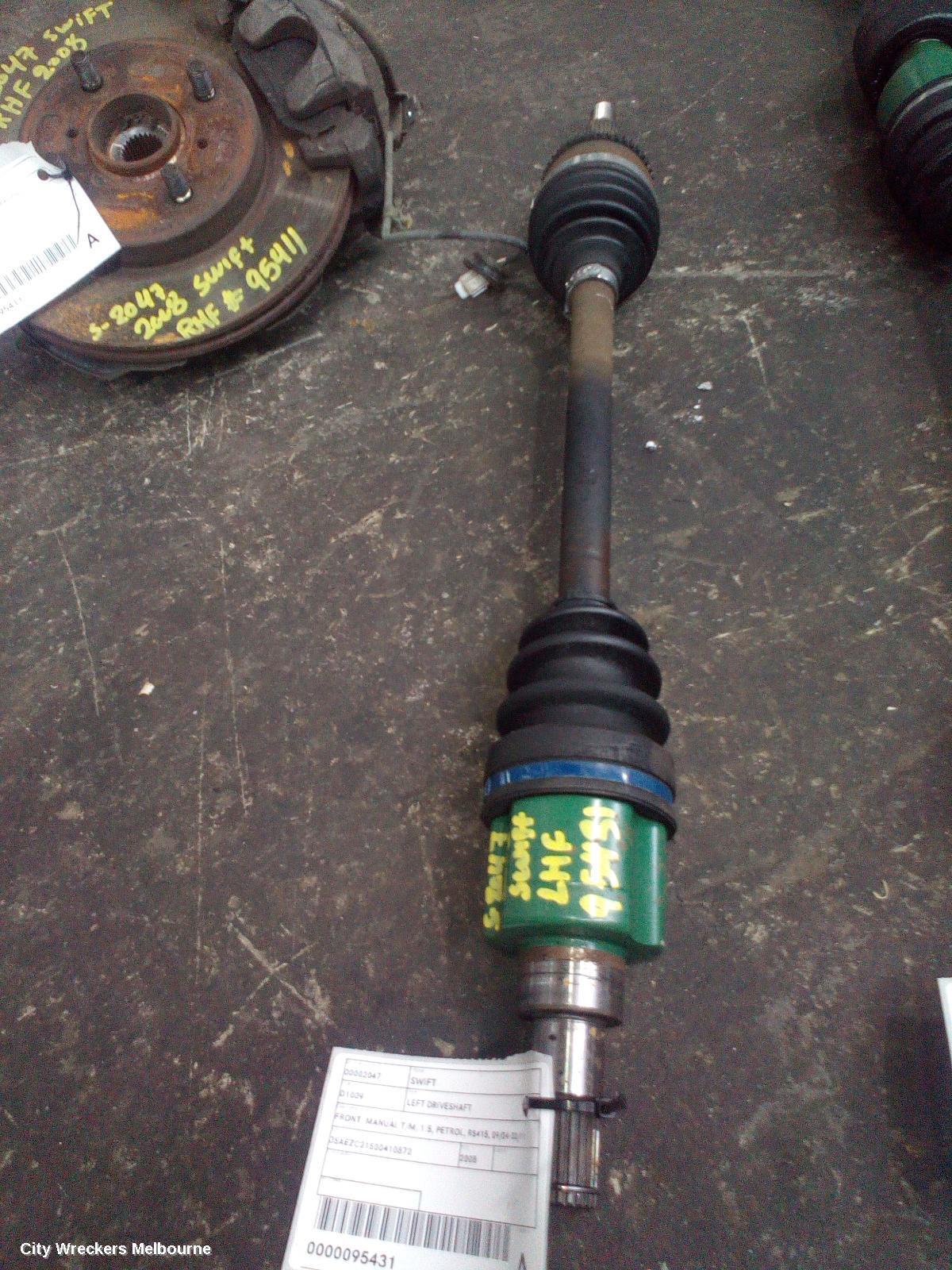 SUZUKI SWIFT 2008 Left Driveshaft