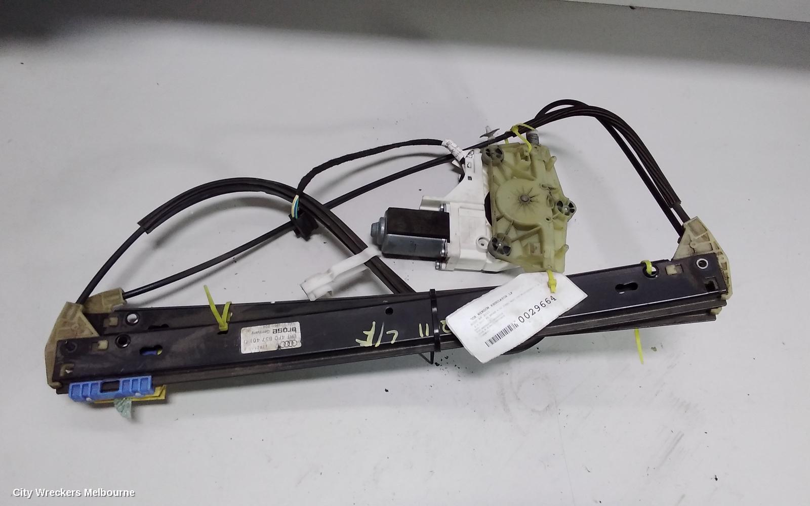 AUDI A6 2011 Left Front Window Reg/Motor