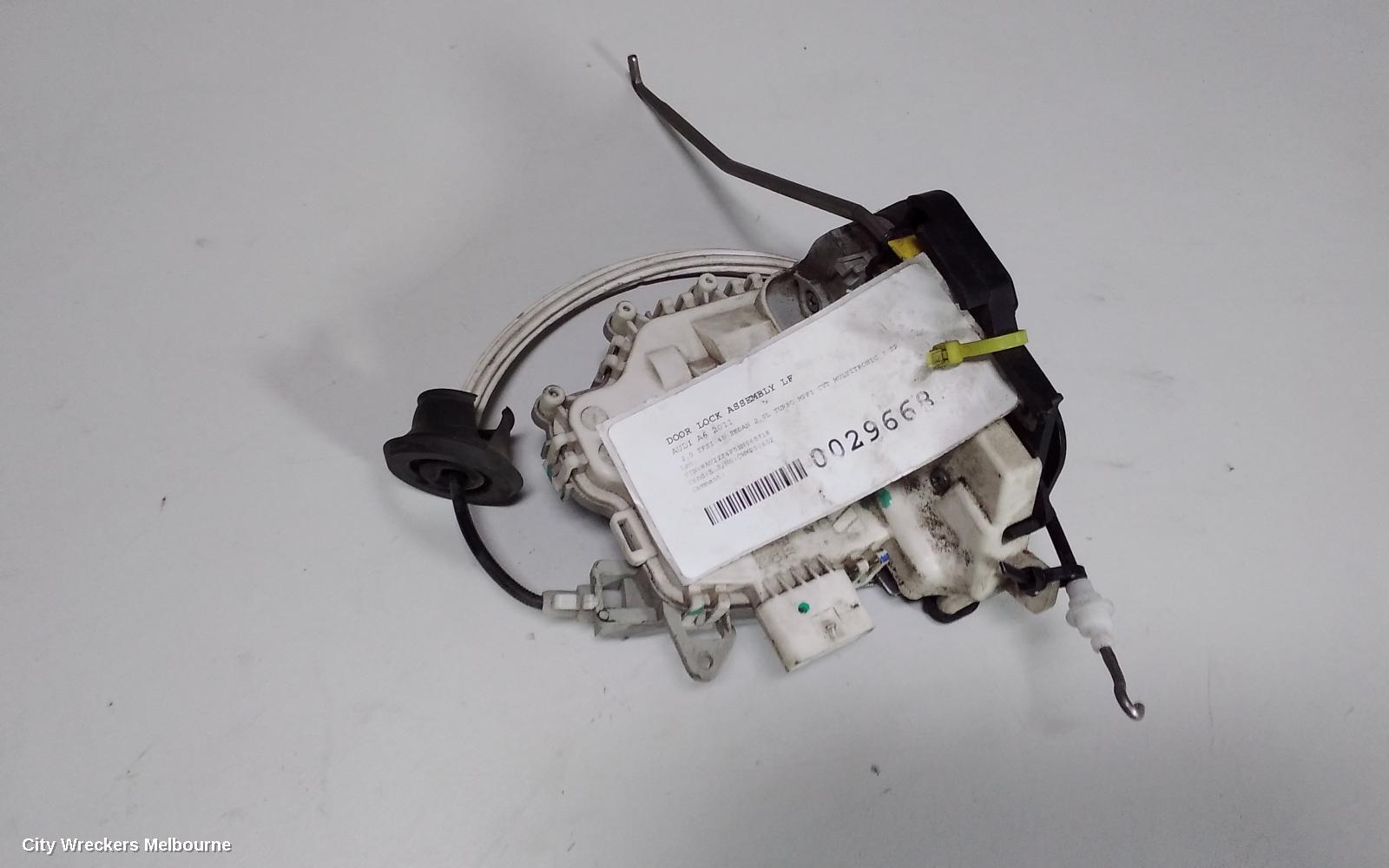 AUDI A6 2011 Door/Boot/Gate Lock, LEFT FRONT DOOR LOCK, C6/4F, SEDAN/WAGON, 11/04-06/11