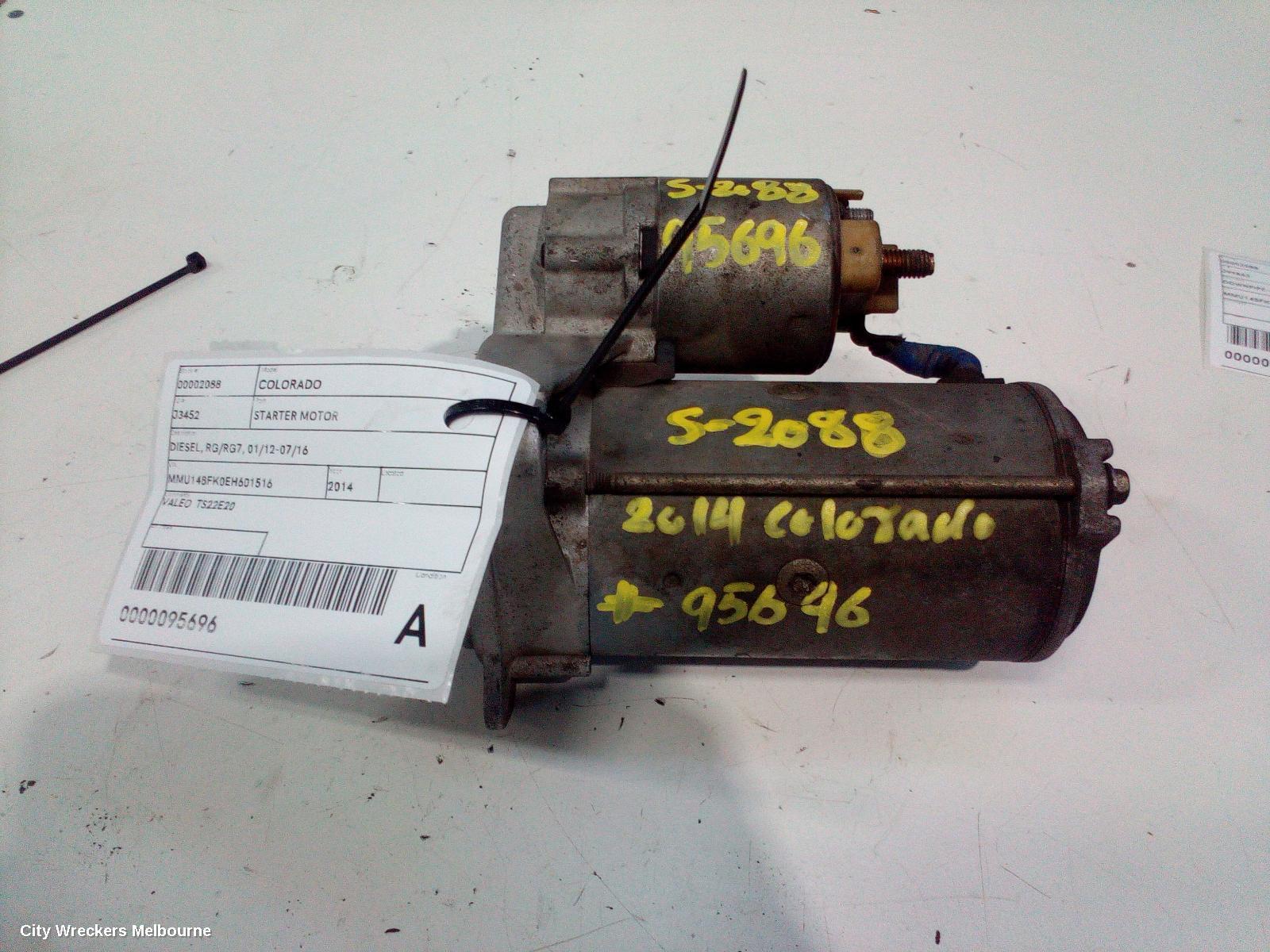 HOLDEN COLORADO 2014 Starter