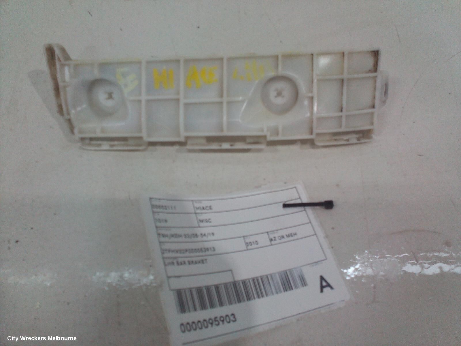 TOYOTA HIACE, TRH/KDH 03/05-04/19, LHR BAR BRAKET: 95903