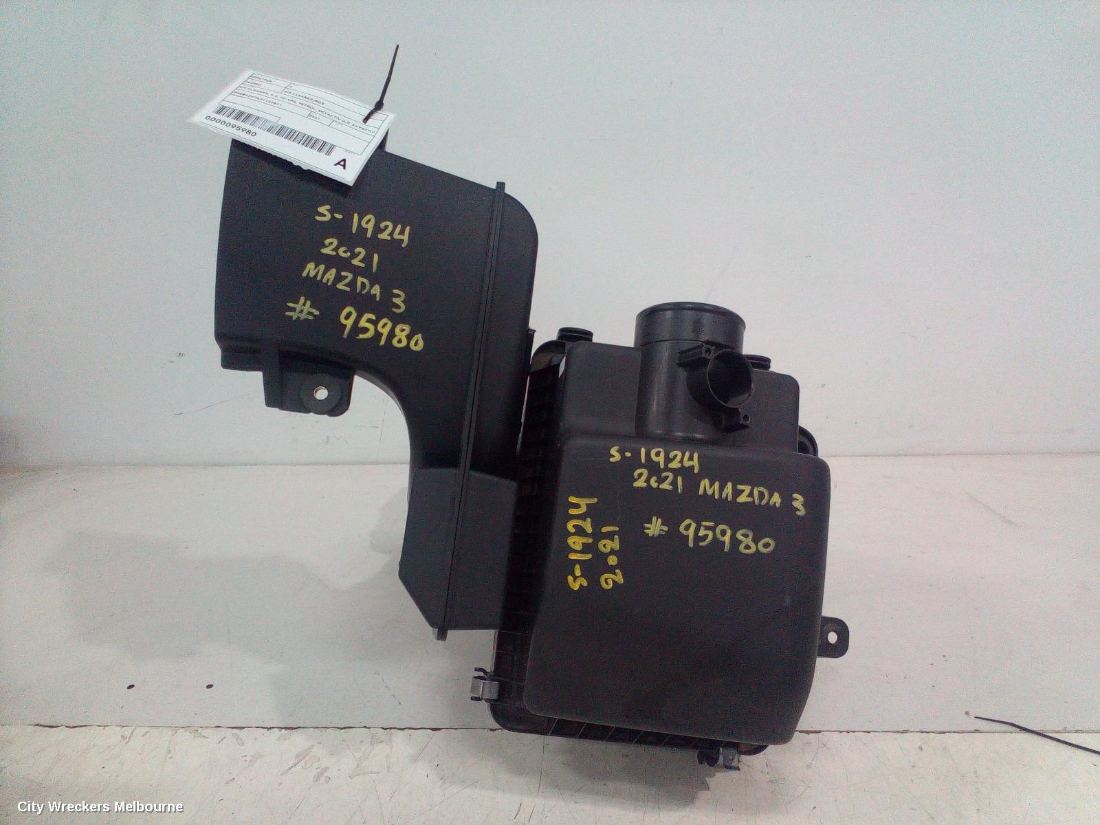MAZDA 3 2021 Air Cleaner/Box