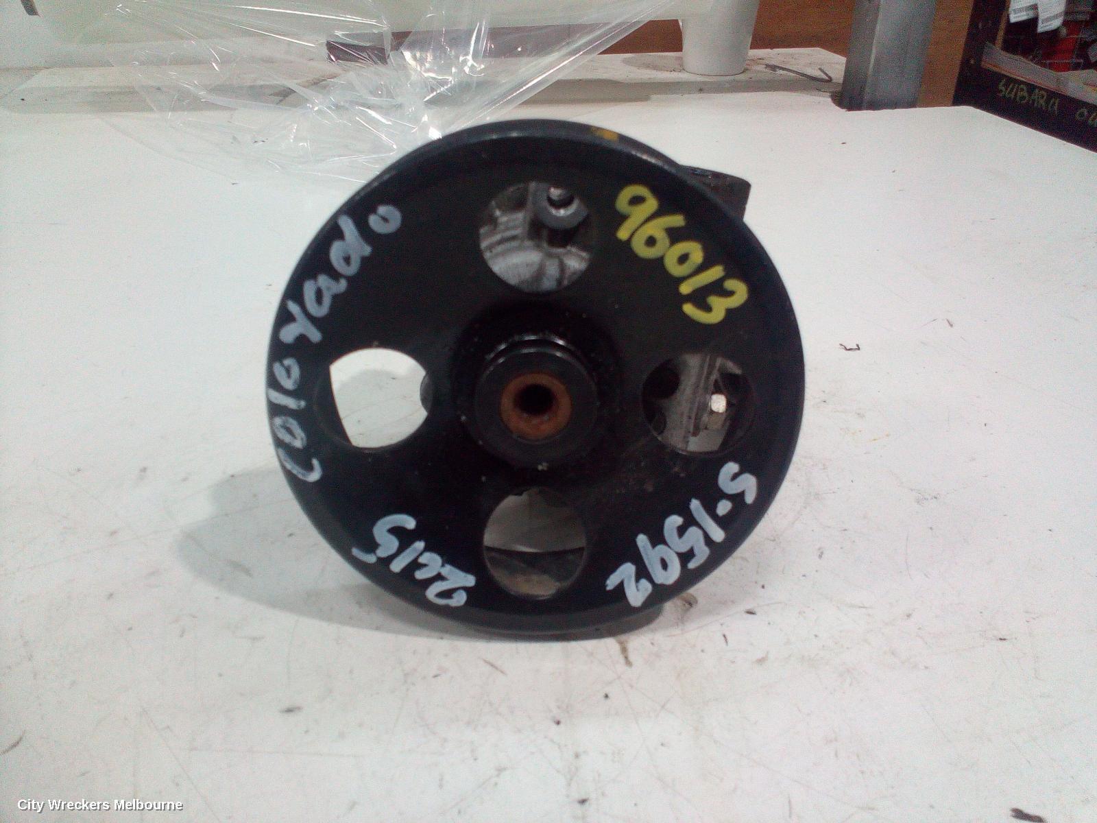 HOLDEN COLORADO 2015 Steering Pump