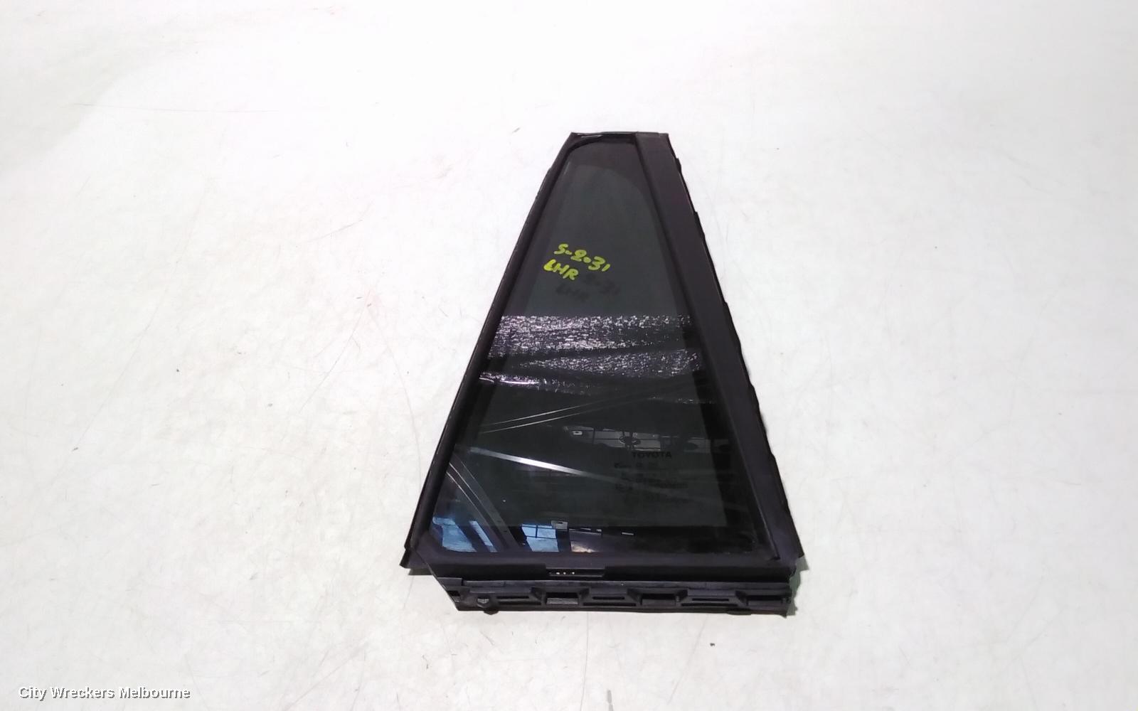 TOYOTA KLUGER 2022 Left Rear 1/4 Door Glass