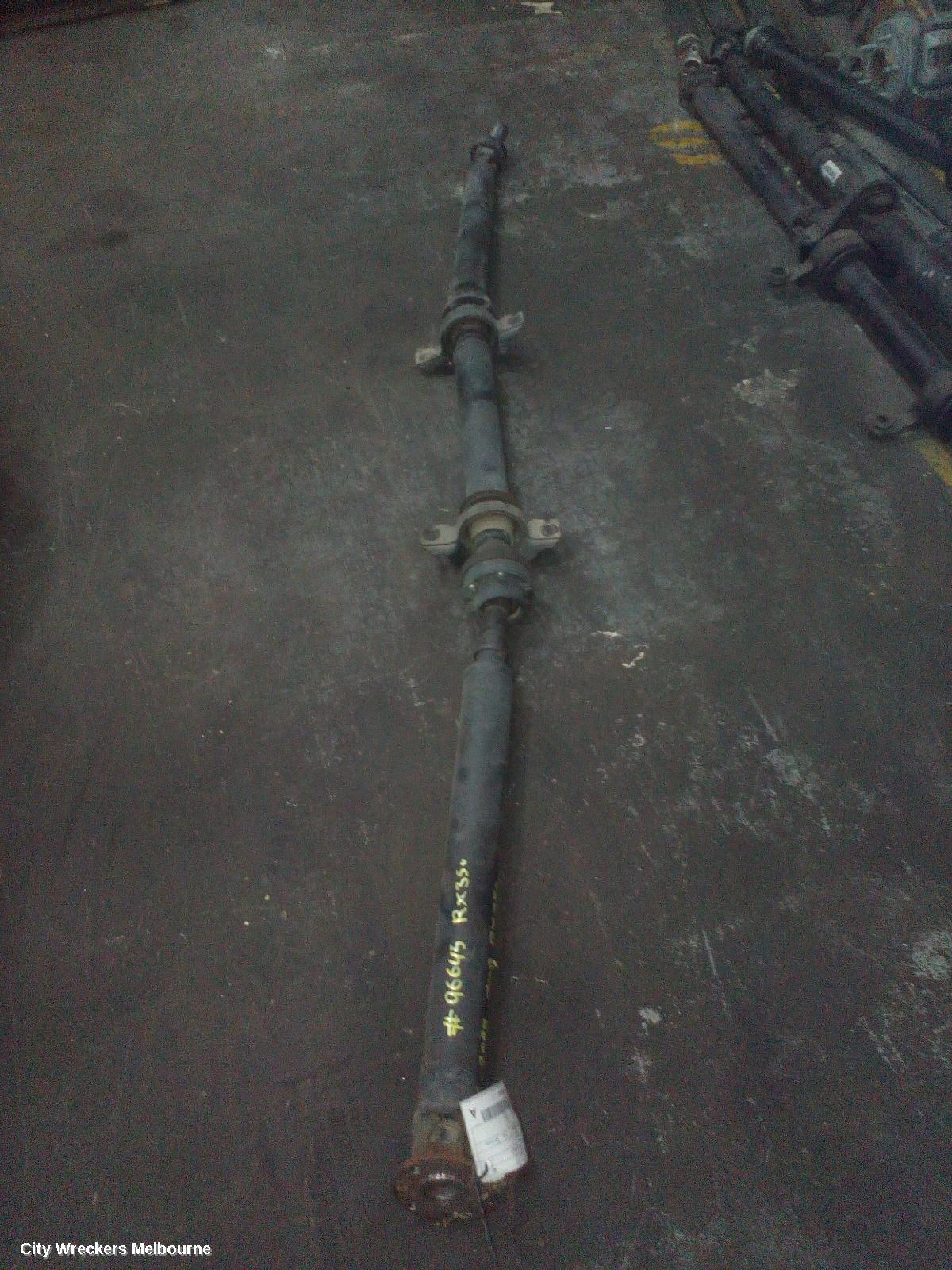 LEXUS RX SERIES 2009 Rear Drive Shaft