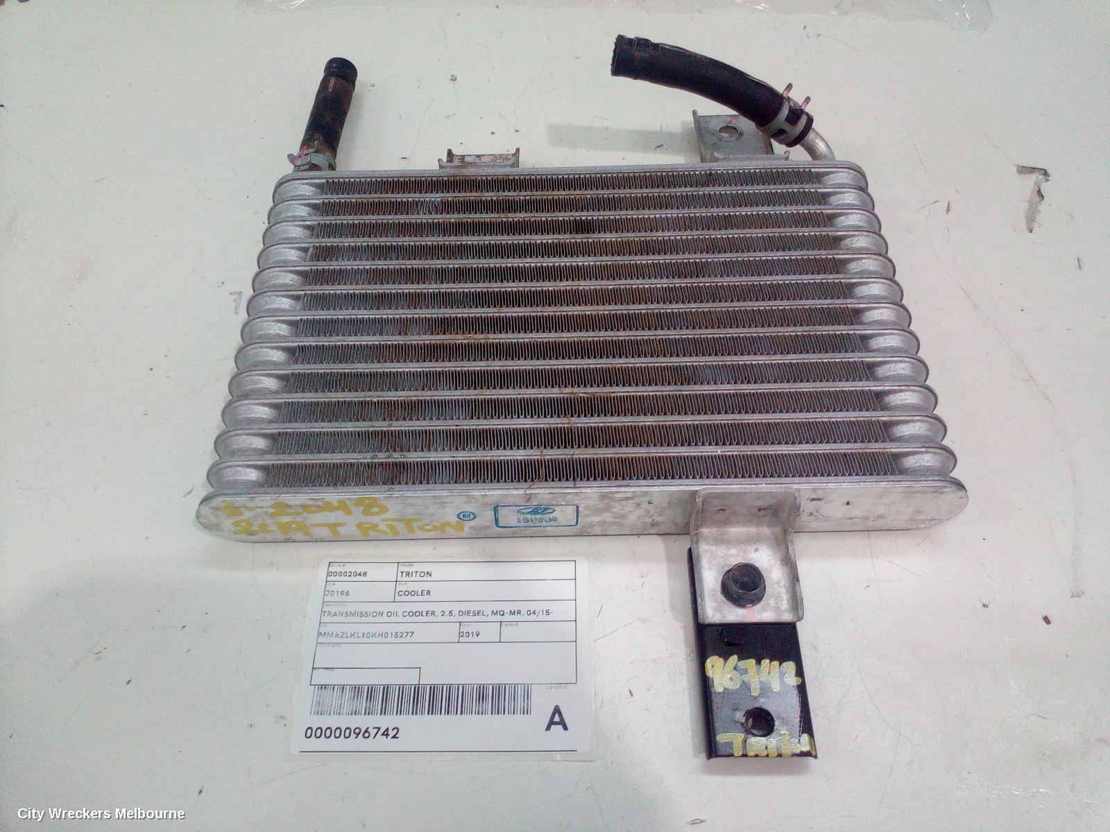 MITSUBISHI TRITON 2019 Cooler