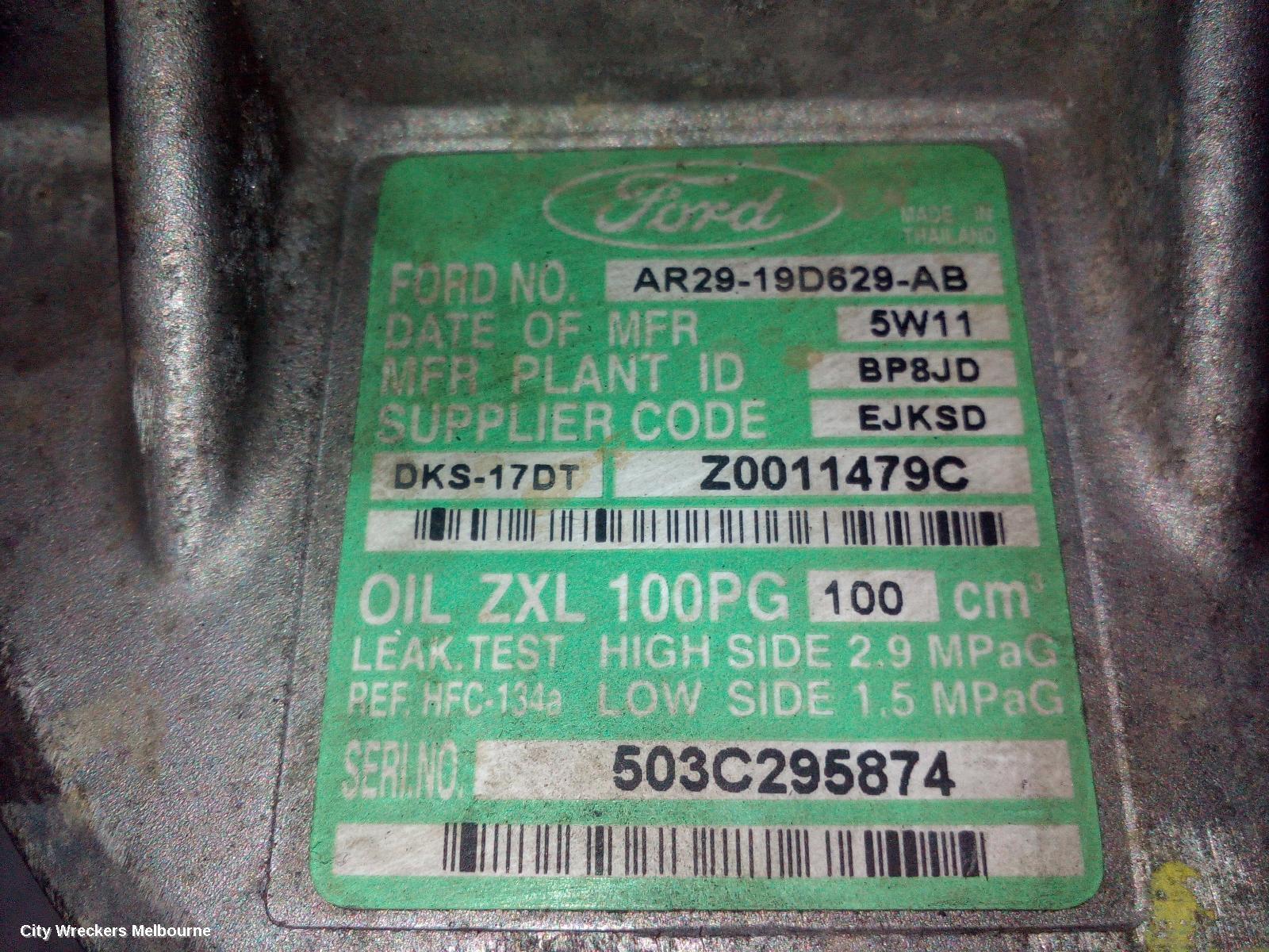 FORD FALCON 2015 A/C Compressor