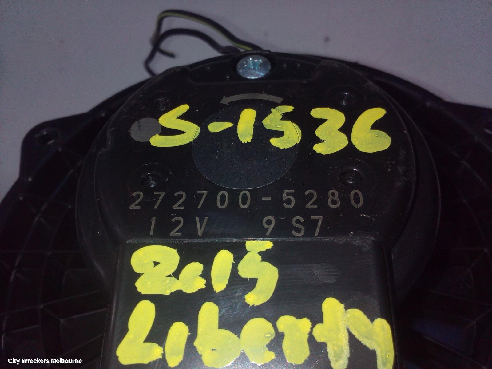 SUBARU LIBERTY 2015 Heater Fan Motor