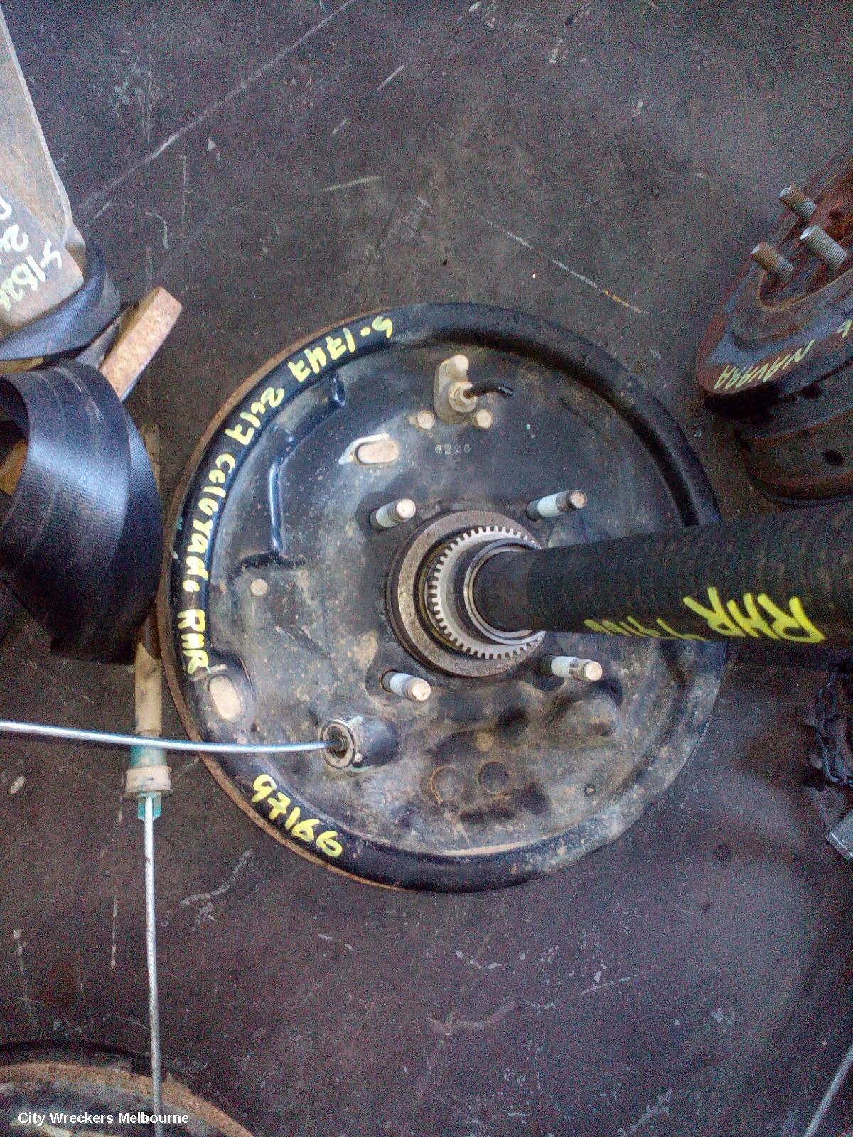 HOLDEN COLORADO 2017 Axle