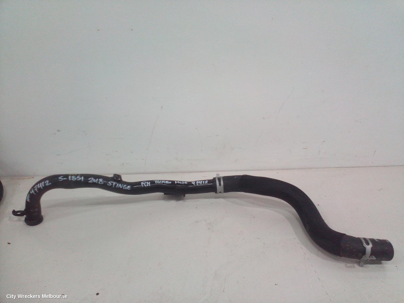 KIA STINGER, CK, 06/17-04/23, RH TURBO HOSE: 97412