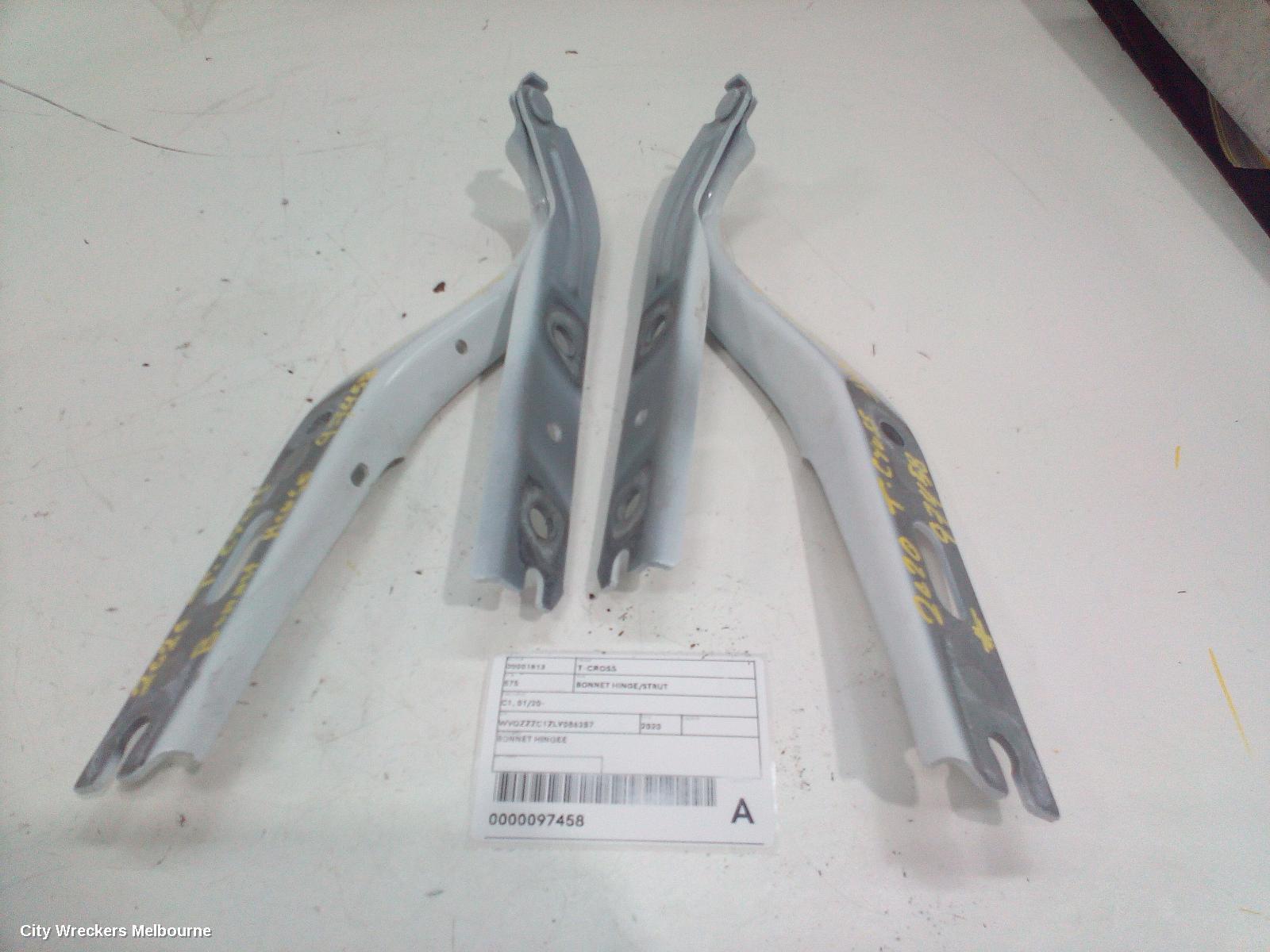 VOLKSWAGEN T-CROSS 2020 Bonnet Hinge/Strut