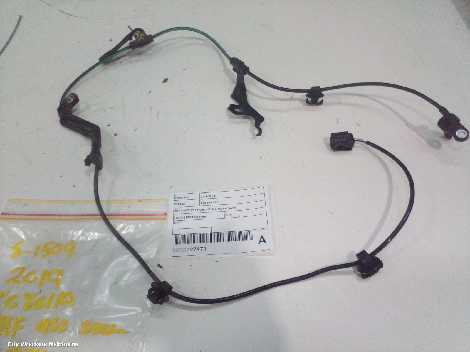 TOYOTA COROLLA 2019 Abs Sensor