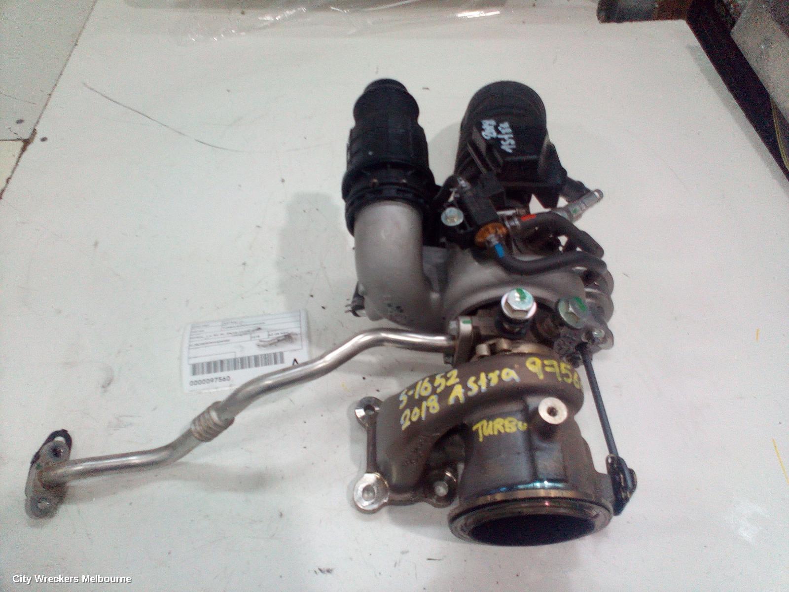 HOLDEN ASTRA 2018 Turbo Supercharger