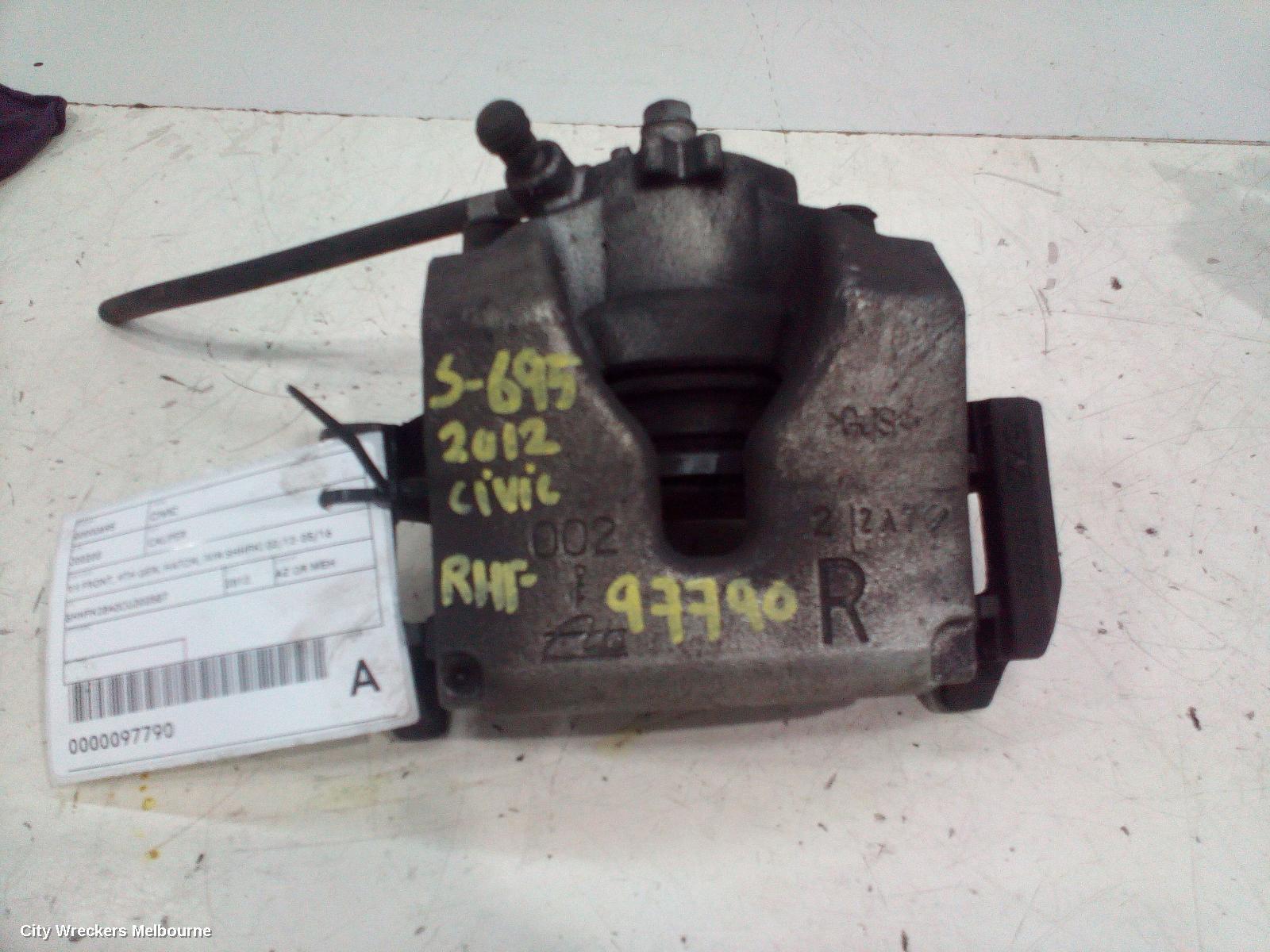 HONDA CIVIC 2012 Caliper