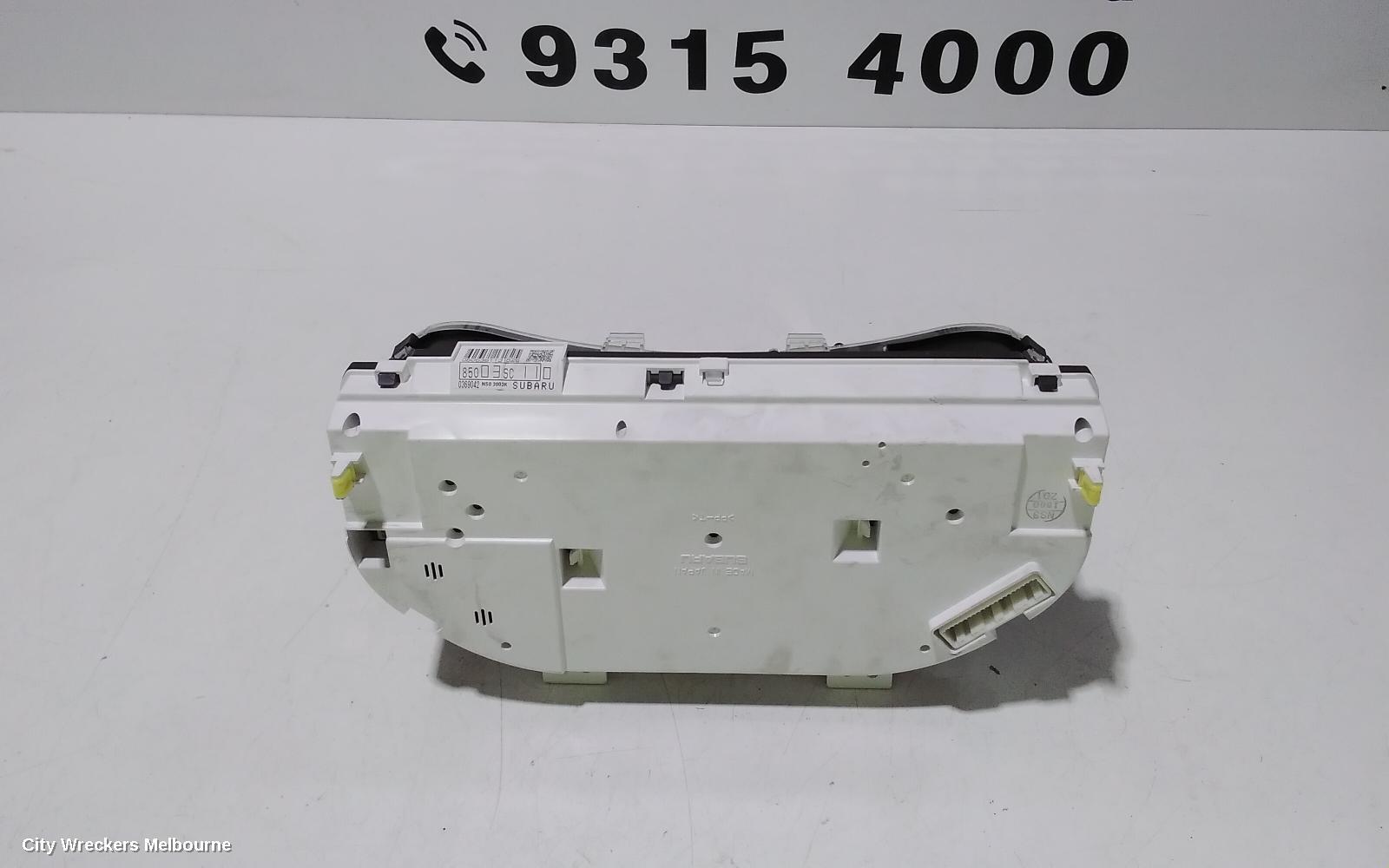 SUBARU FORESTER 2010 Instrument Cluster