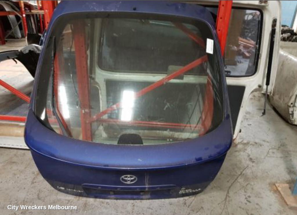 TOYOTA COROLLA 2000 Bootlid/Tailgate