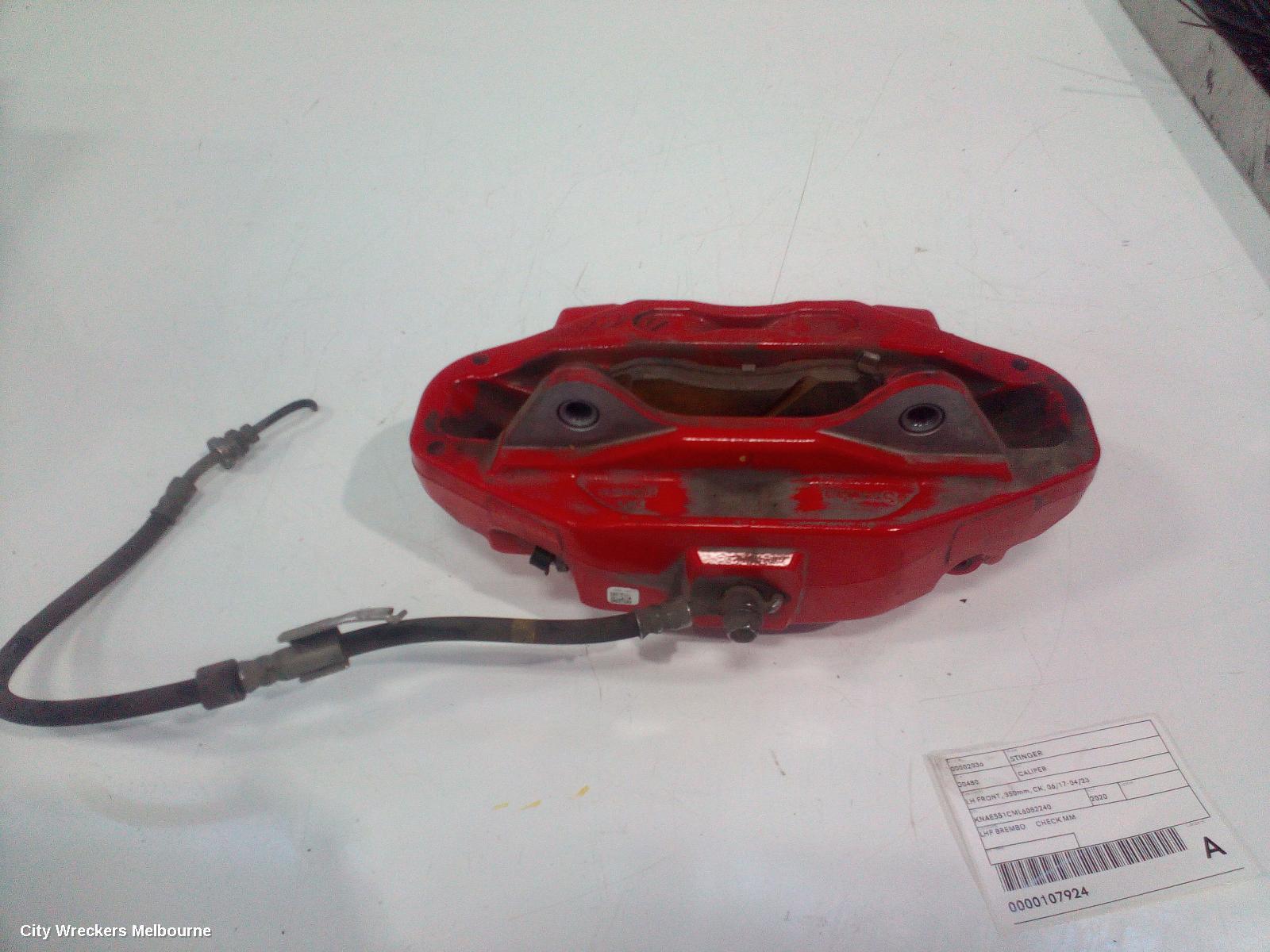 KIA STINGER 2020 Caliper
