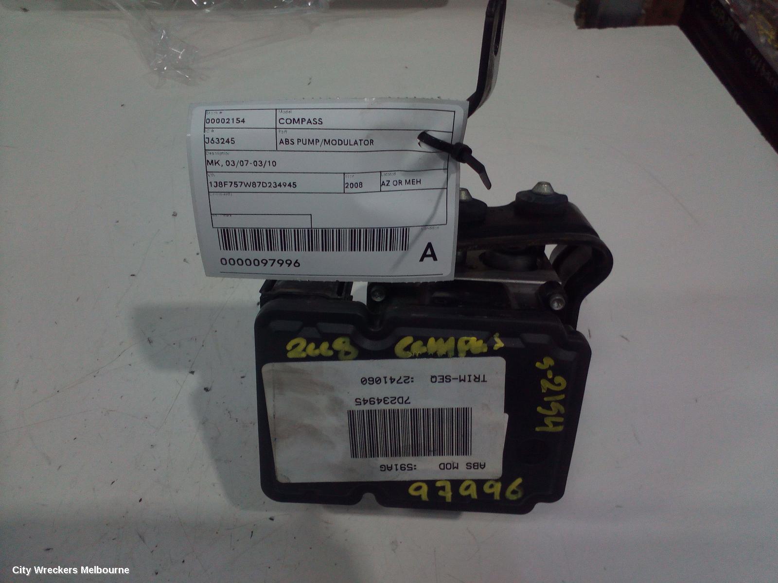 JEEP COMPASS 2008 Abs Pump/Modulator