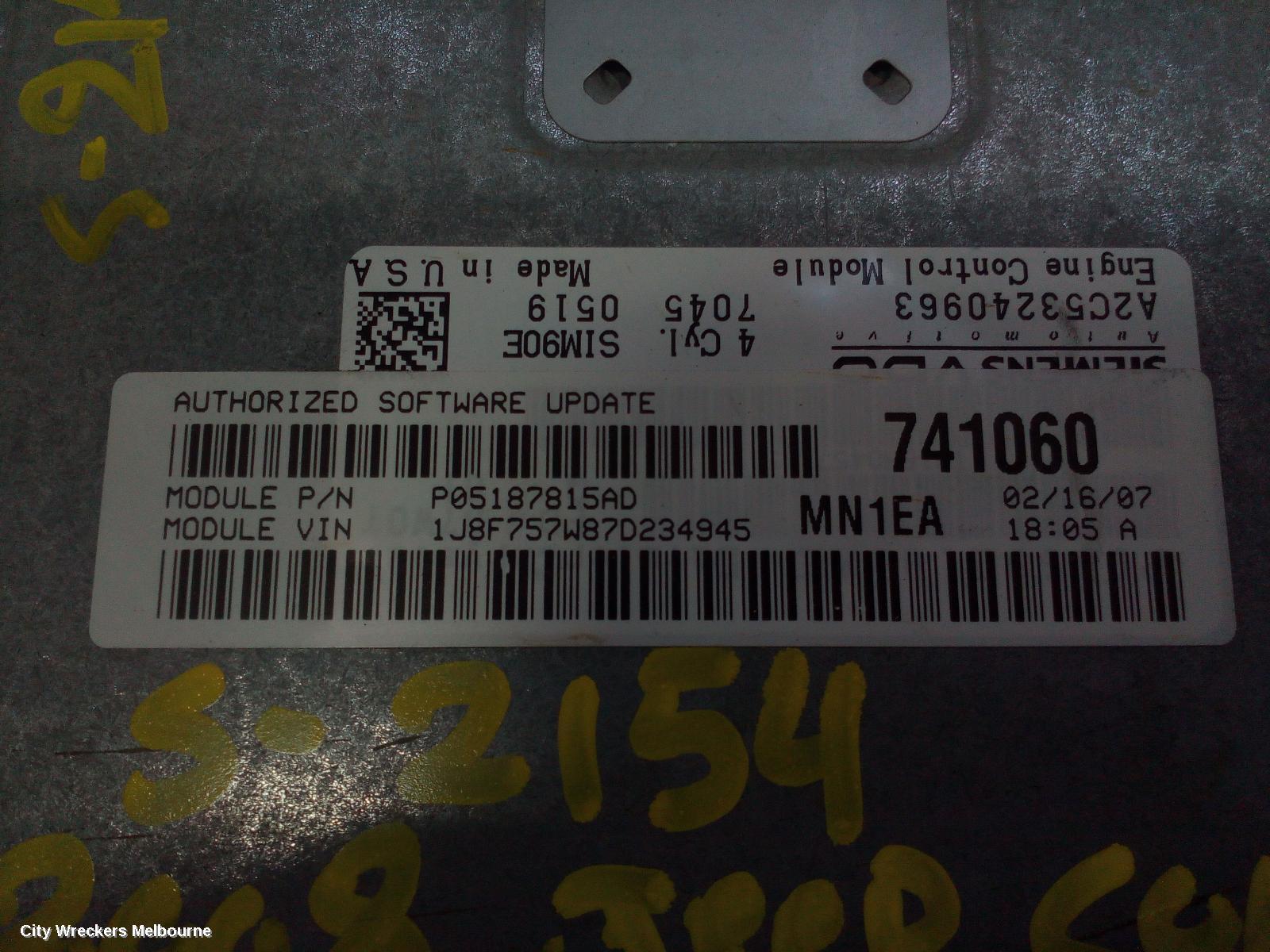 JEEP COMPASS 2008 Ecu