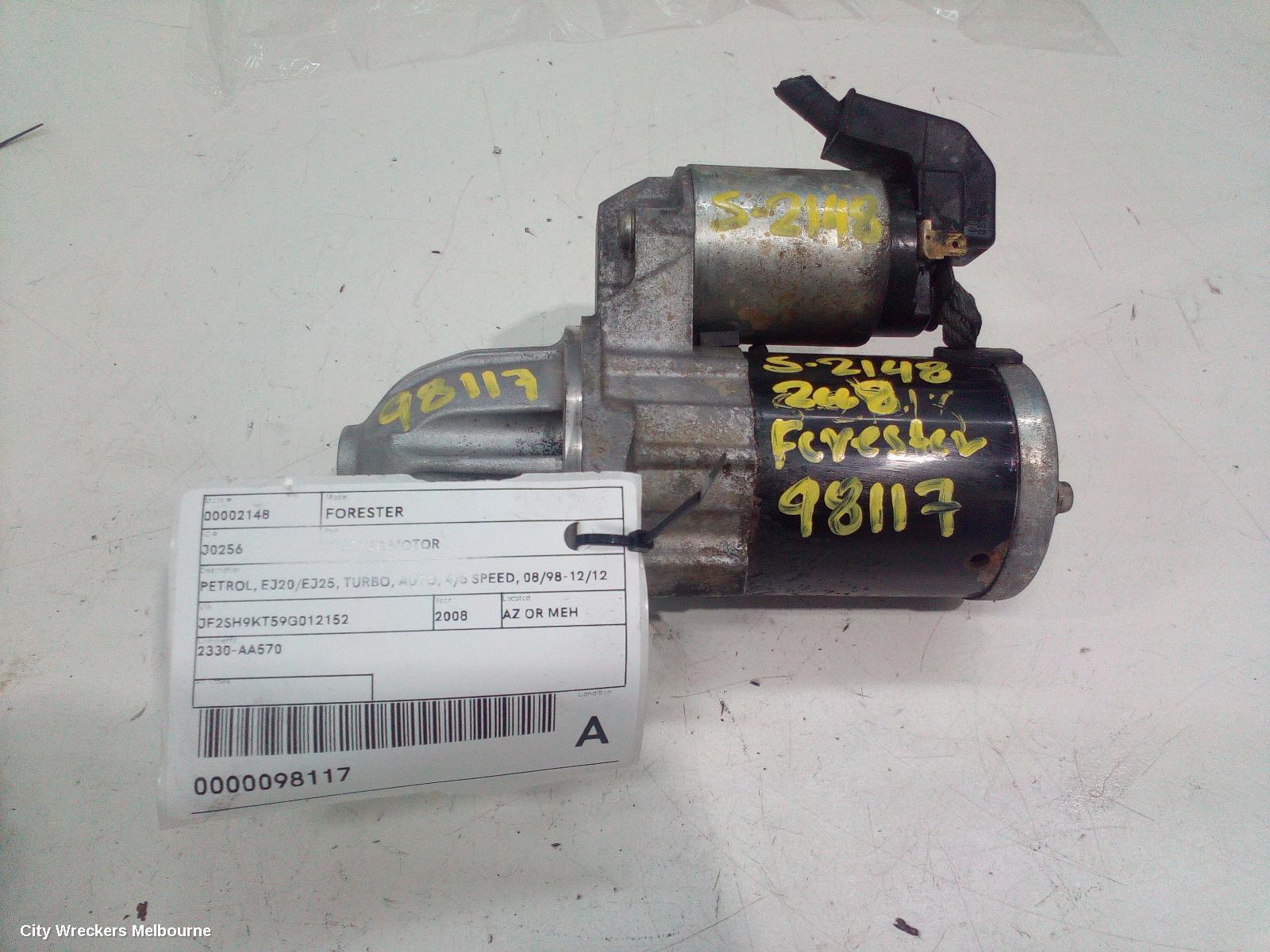 SUBARU FORESTER 2008 Starter